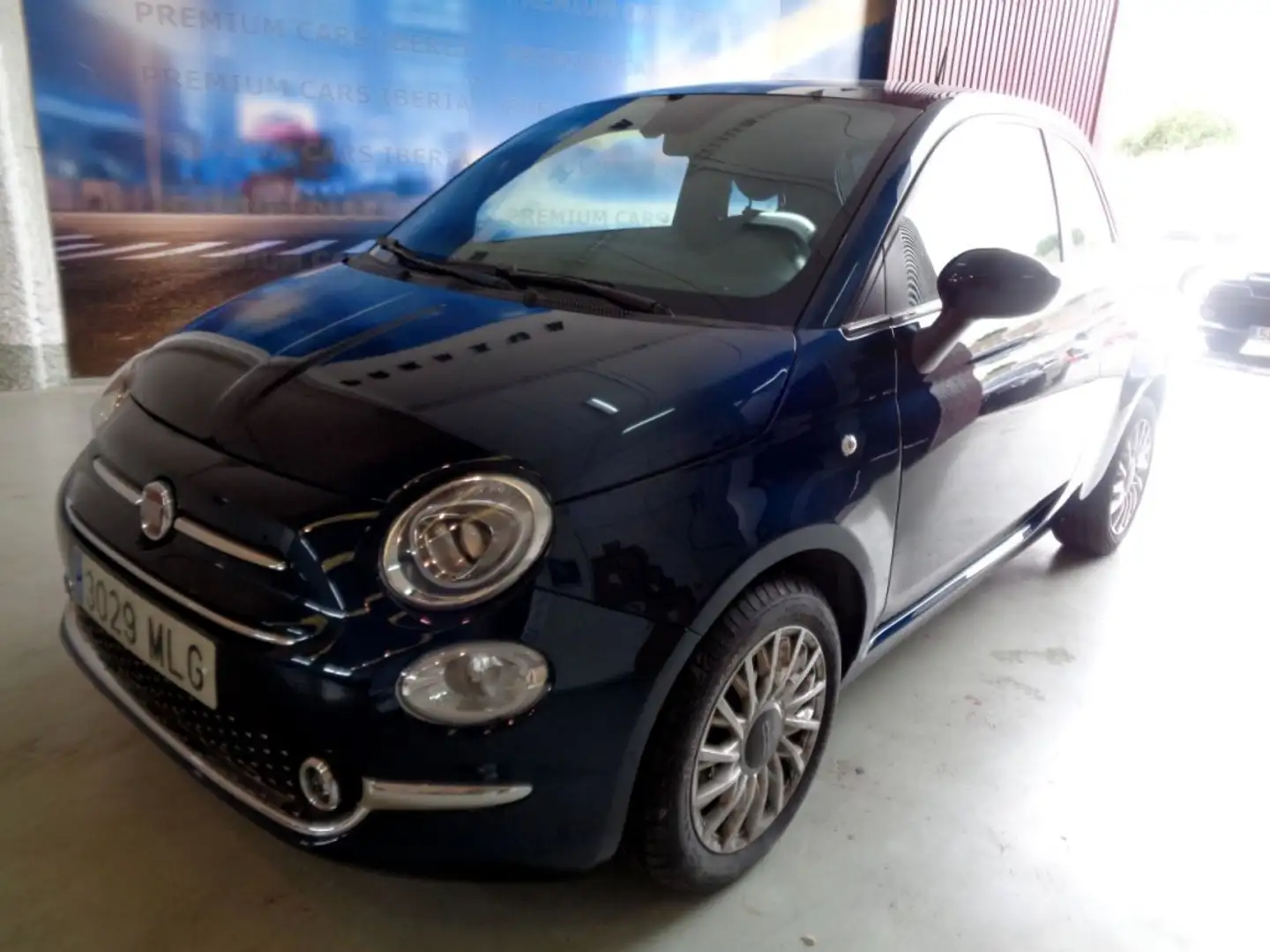 Fiat 500 1.0 Hybrid Monotrim 52kW Bleu - 1