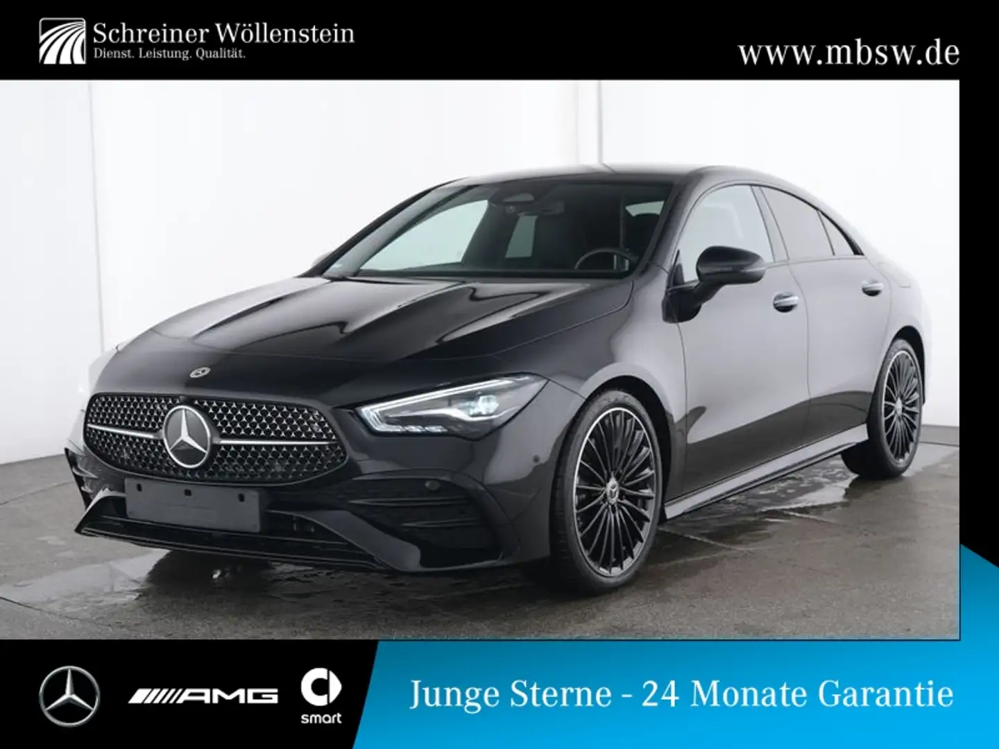 Mercedes-Benz CLA 200 Coupé AMG-Adv+*Night*19*WiP*Ambi*KeyGo* Schwarz - 1