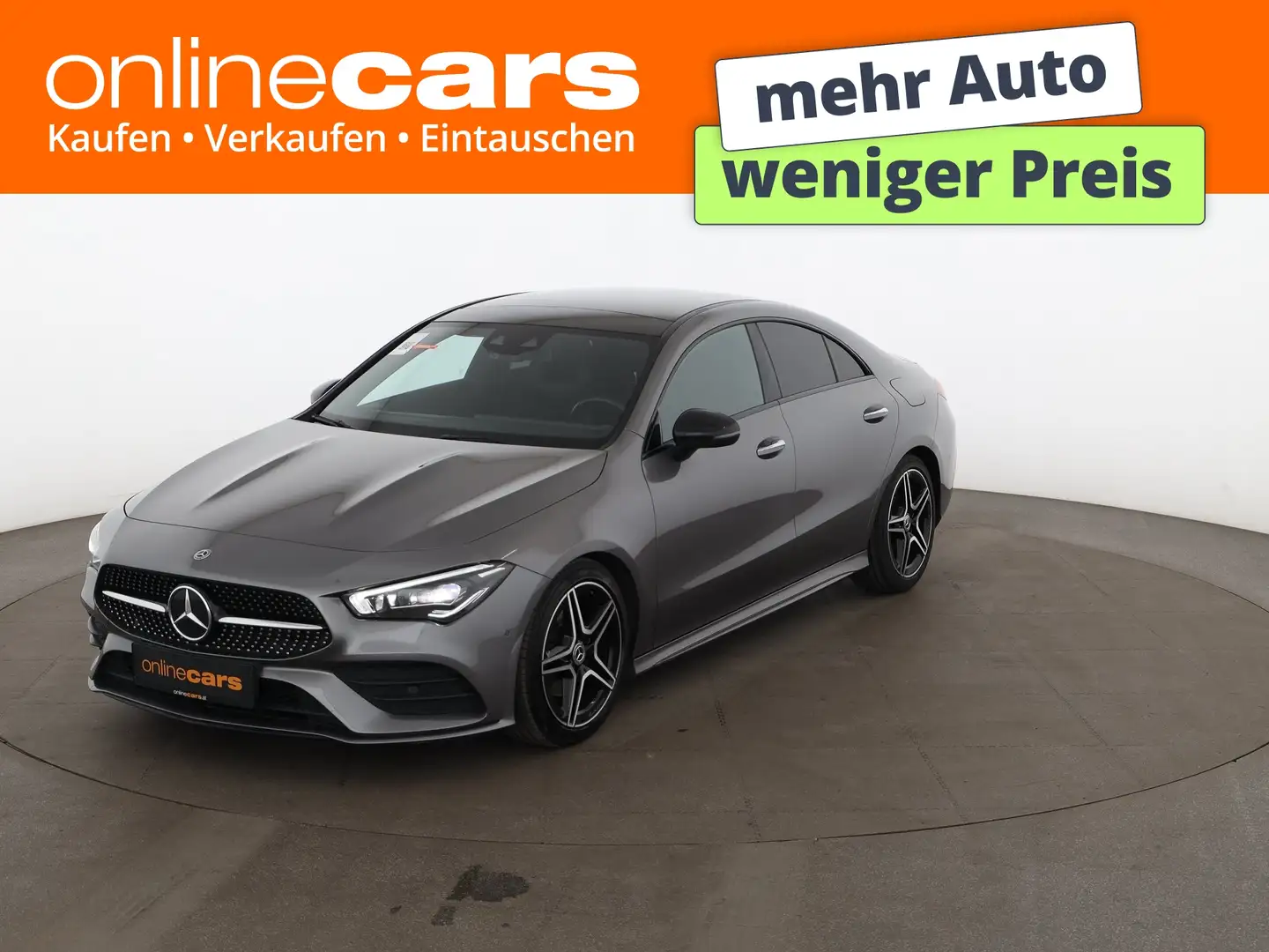 Mercedes-Benz CLA 180 AMG Line Aut LED SKY LEDER NAVI SITZHZG Grau - 1