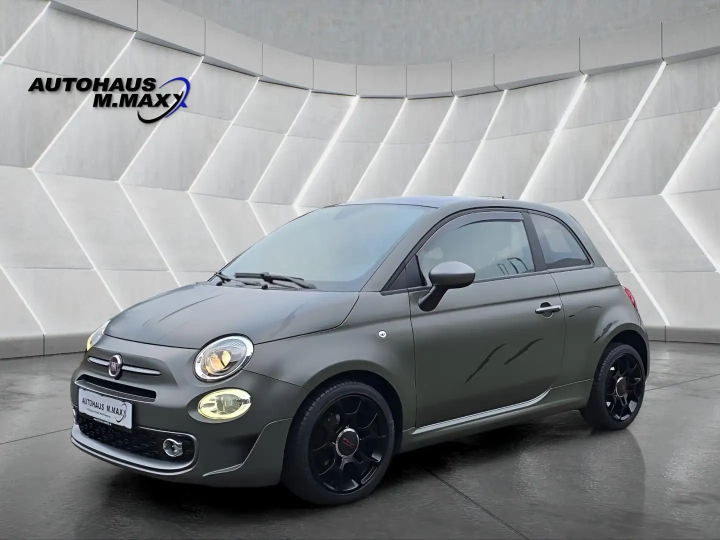 Fiat 500 S Matt Carplay Teilleder Schiebedach - 1