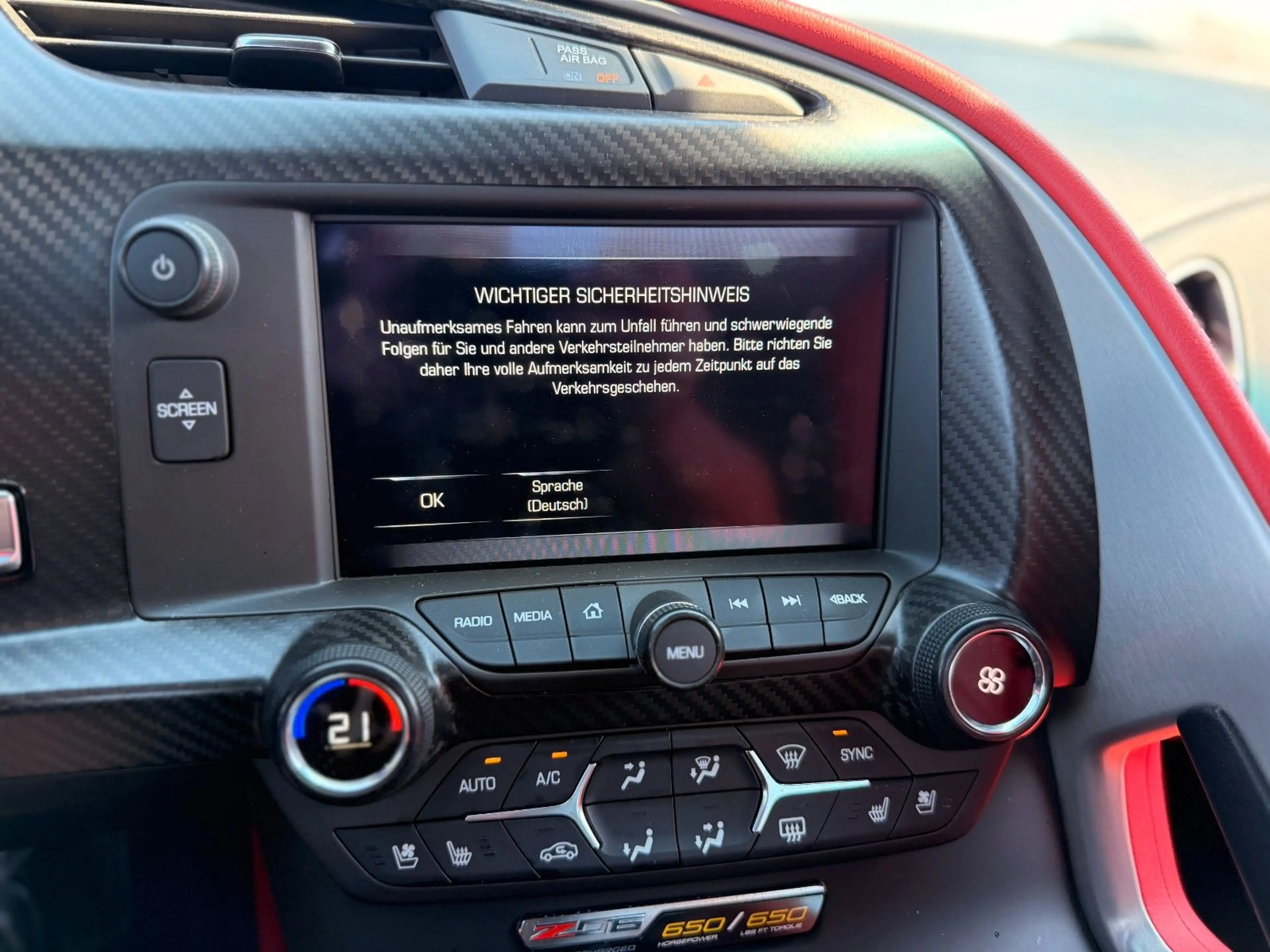Corvette Z06 6.2l Supercharged 2LZ Keramik Bremsen — photo 25