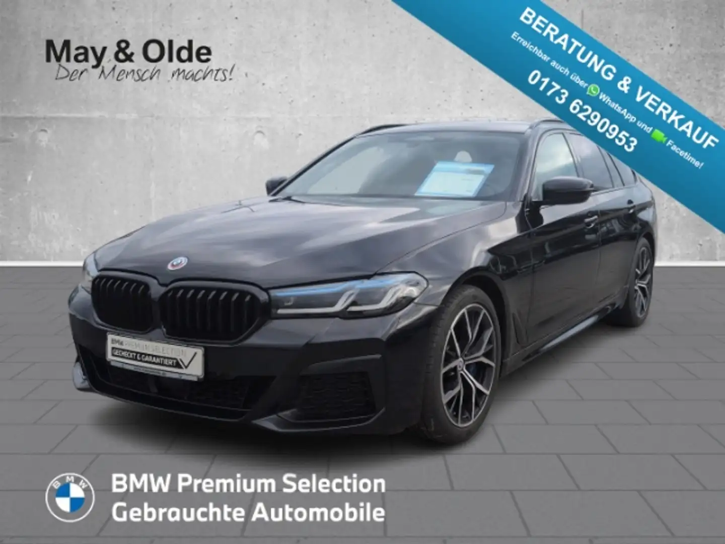 BMW 540 i xDrive Sportpaket HUD Luftfederung AHK-klappbar Schwarz - 1