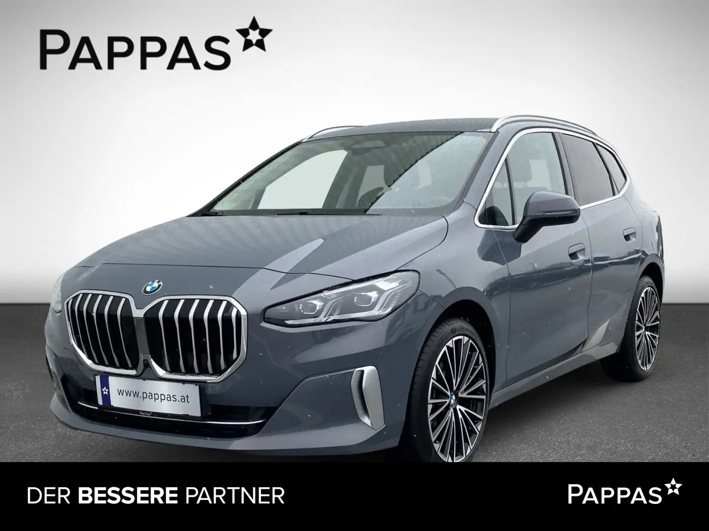 BMW 218 d Luxury Line HUD Park-Assist PTS 360 Cam Grau - 1
