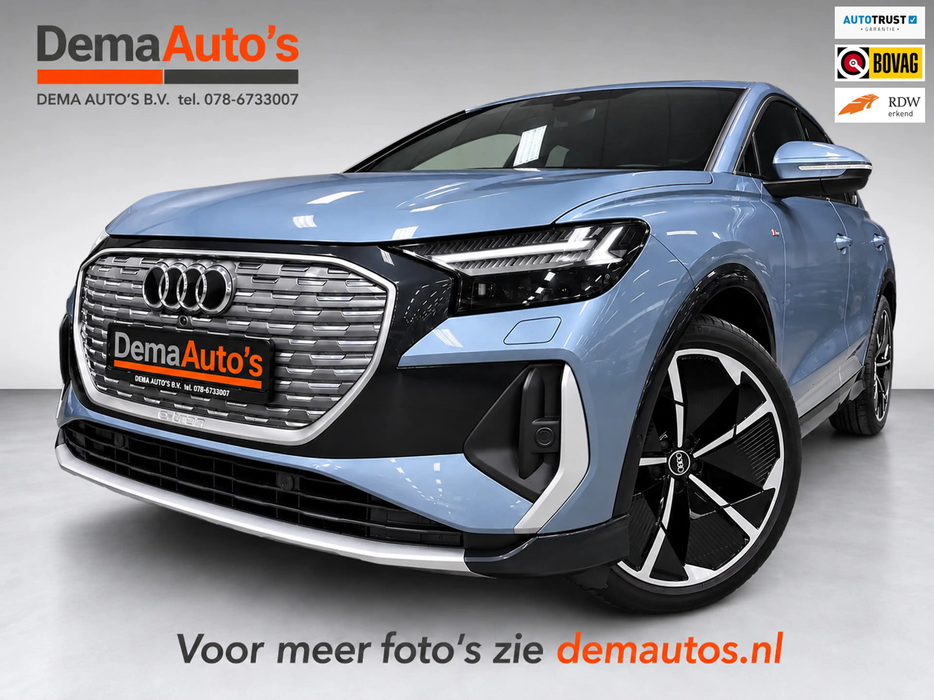 Audi Q4 e-tron Sportback 50 quattro 21" 3X S-LINE LEDER+ M-STOELE