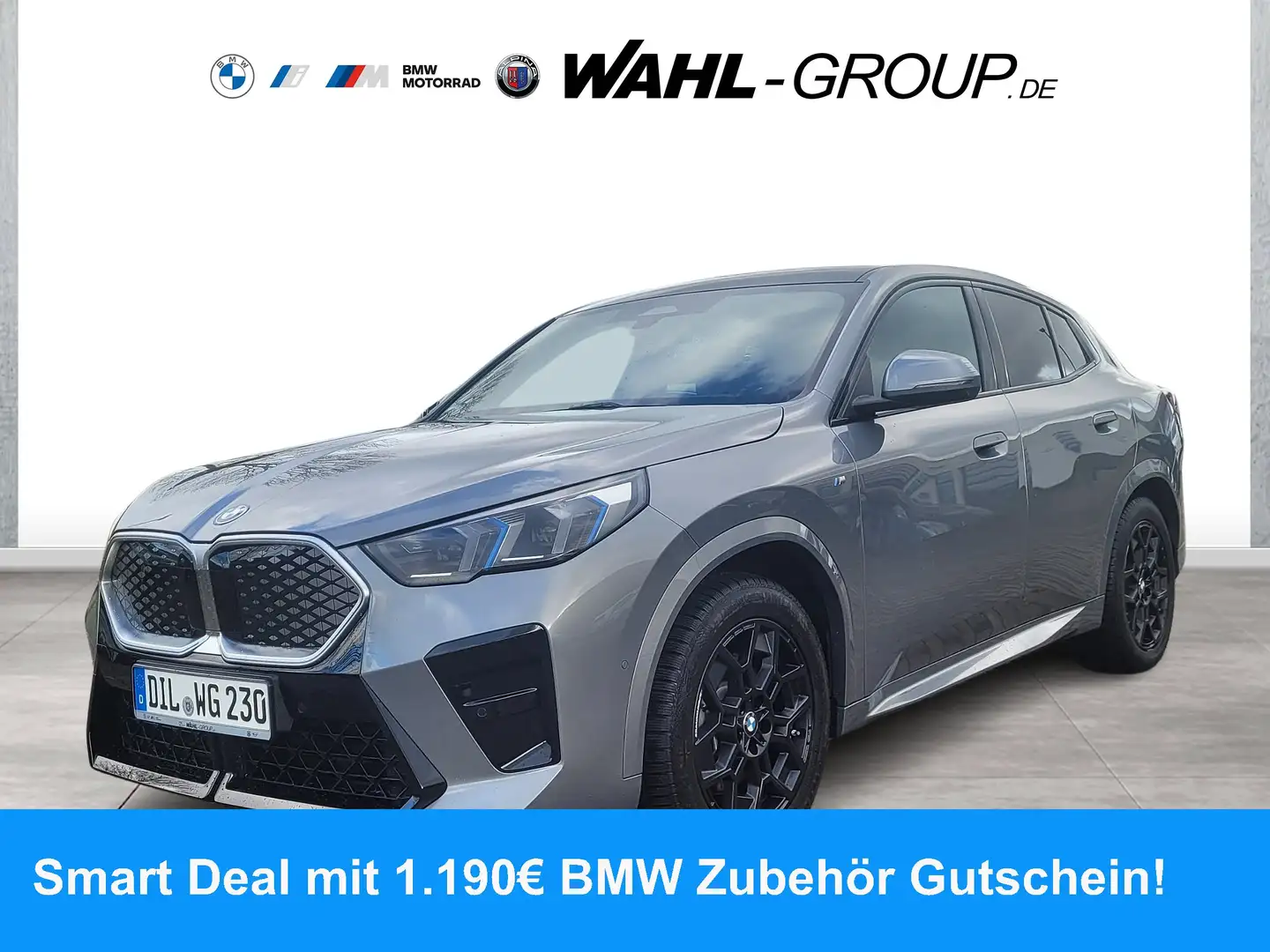 BMW iX2 xDrive30 M Sport HeadUp eSitze Panorama Grau - 1