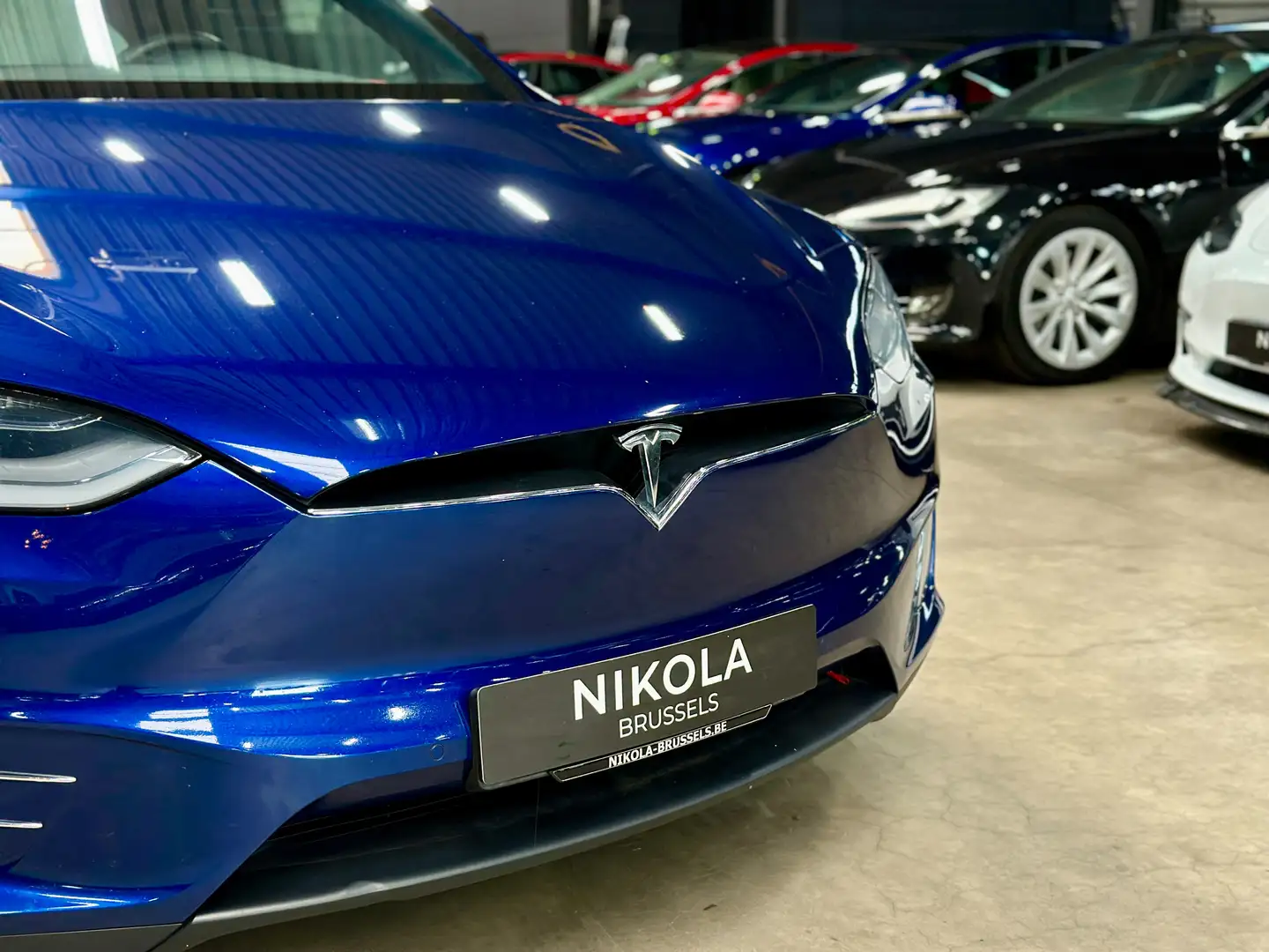 Tesla Model X PERFORMANCE  - RAVEN MODEL - TOW HOOK Синій - 2