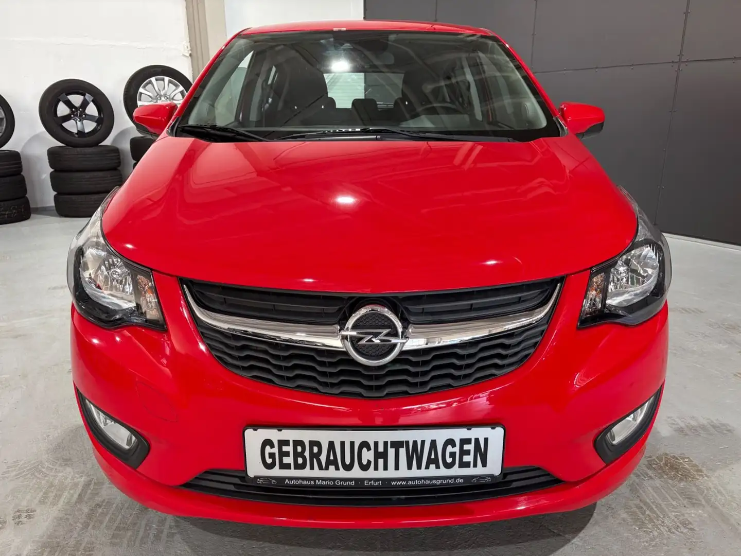Opel Karl 1.0 Edition*Klima*8 fach bereift*Sitzhzg.* Rot - 2