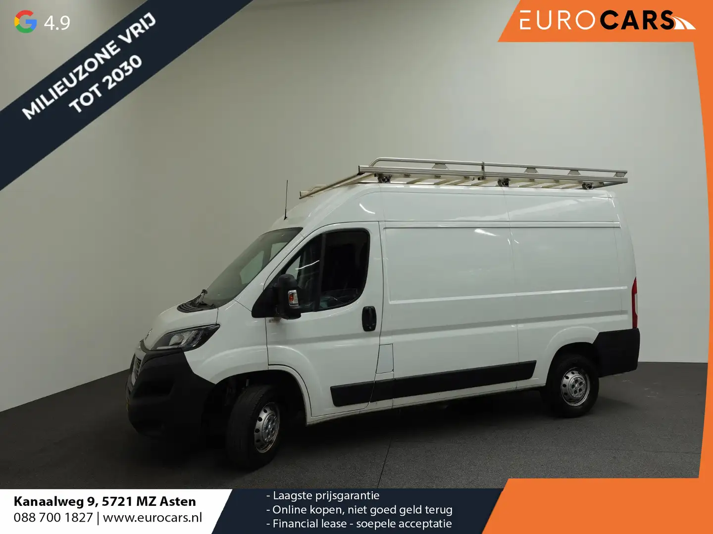 Peugeot Boxer 330 2.2 BlueHDi 120 L2H2 Pro Imperiaal Navigatiesy Bianco - 1