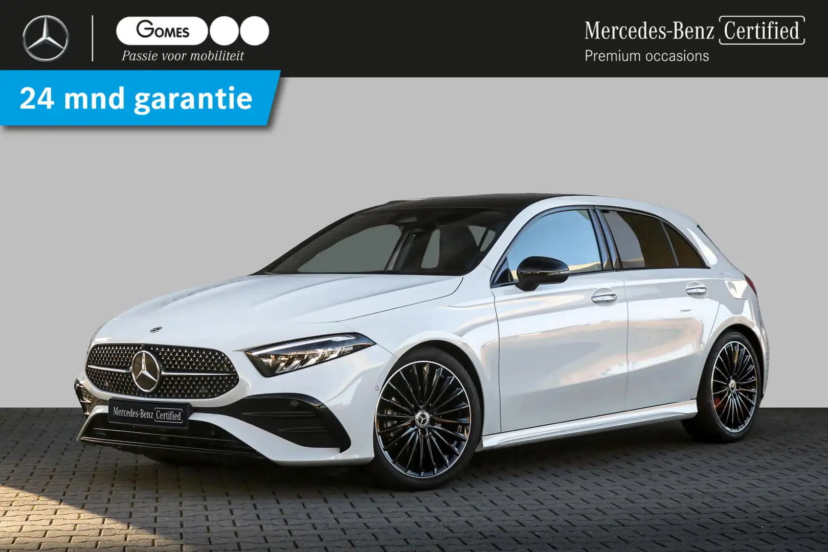 Mercedes-Benz A 180 AMG Line | Premium | Nightpakket | Panoramadak | 1 Wit - 1