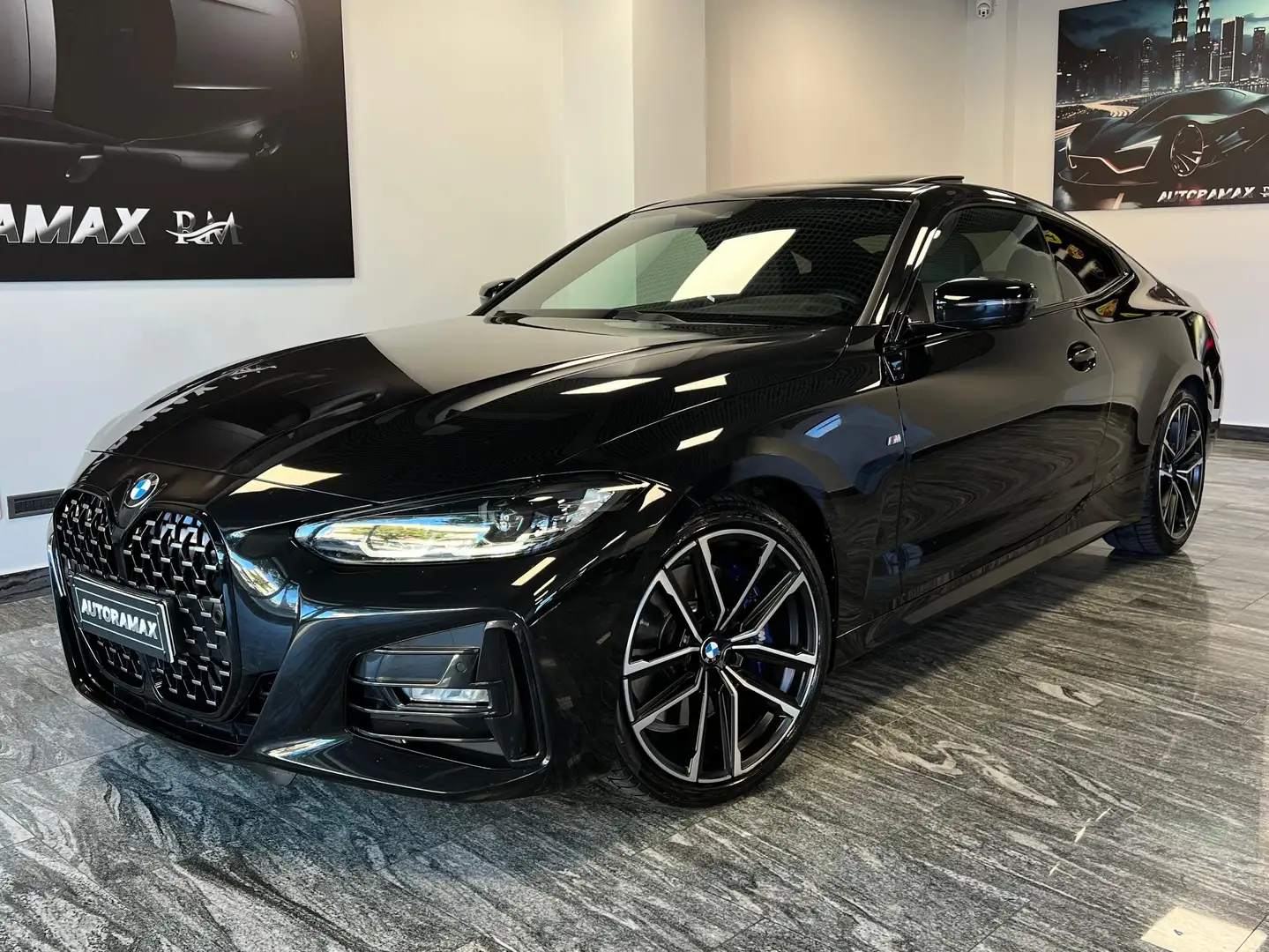 BMW 420 d Coupe' xDrive Msport TETTO PELLE TELECAMERA 19" Nero - 1