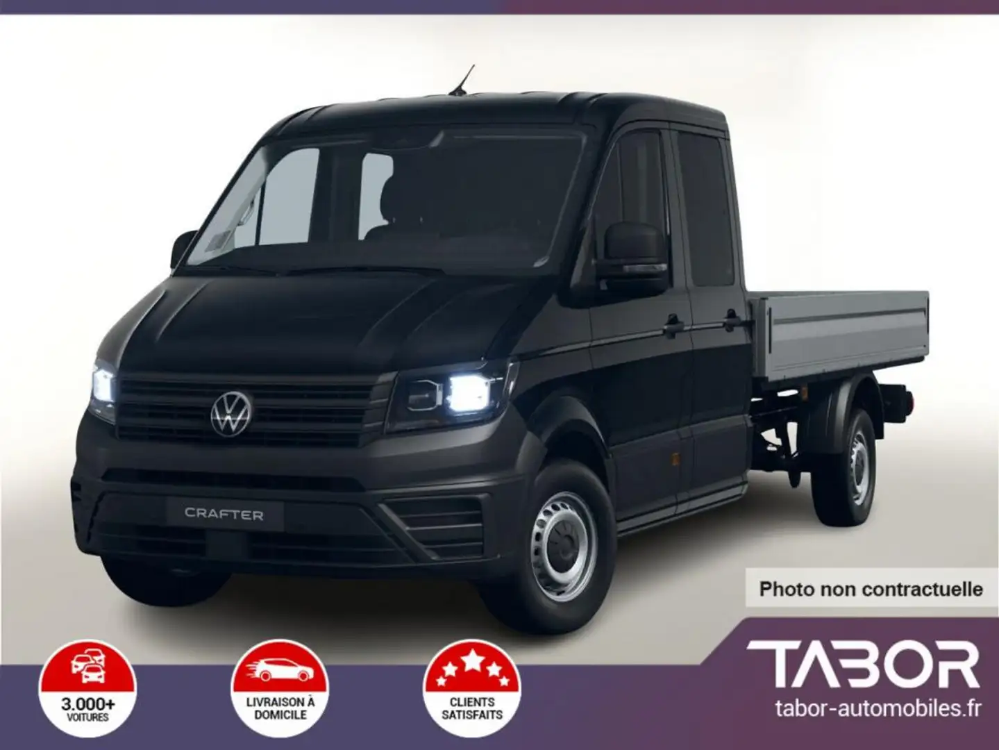 Volkswagen Crafter Pritsche DoKa 35 2.0 TDI 140 Noir - 1