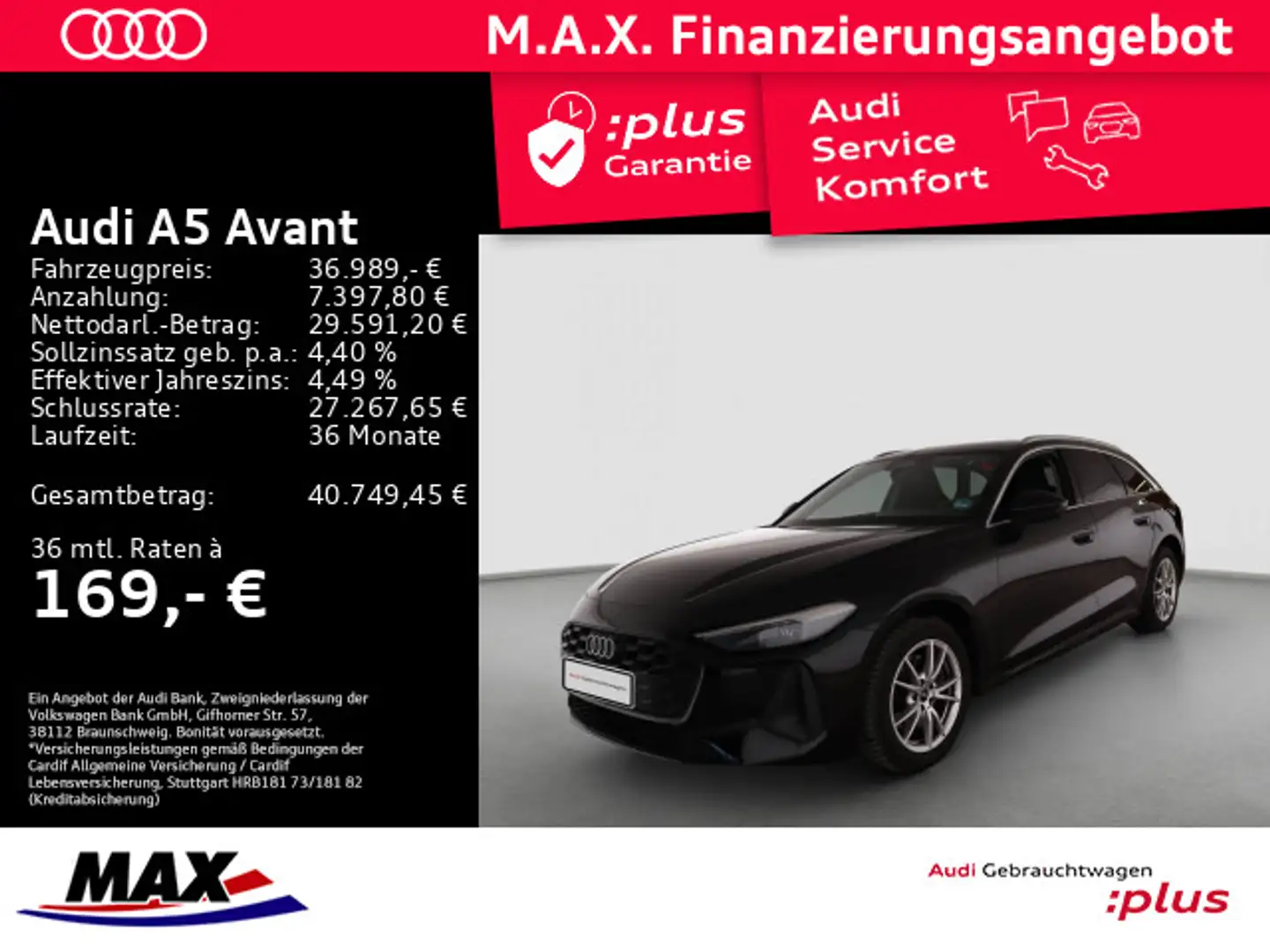 Audi A5 TFSI S TRONIC LED+AHK+KAMERA+NAVI+ALU18 Noir - 1