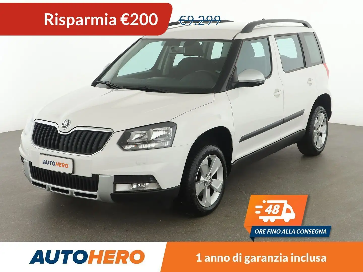 Skoda Yeti 1.6 TDI Ambition Greenline Outdoor 105 CV Alb - 1