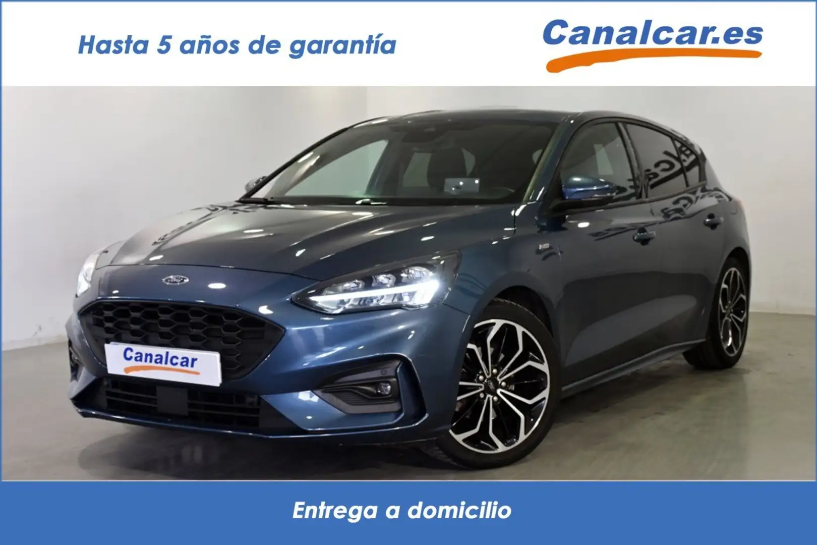Ford Focus 1.0 Ecoboost ST Line 125 Bleu - 1