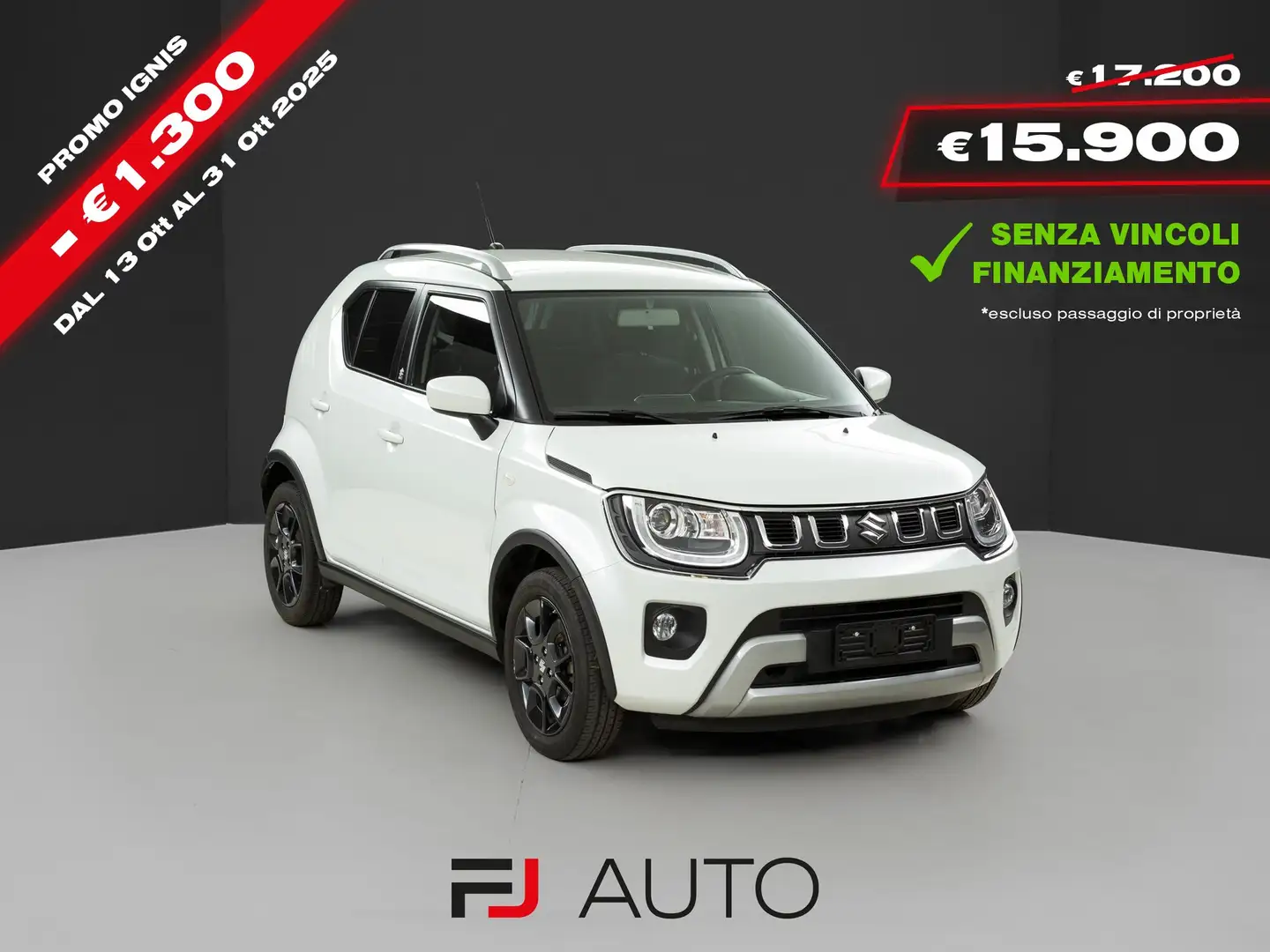 Suzuki Ignis 1.2h Dualjet Hybrid Shine Allgrip 83cv Bianco - 1