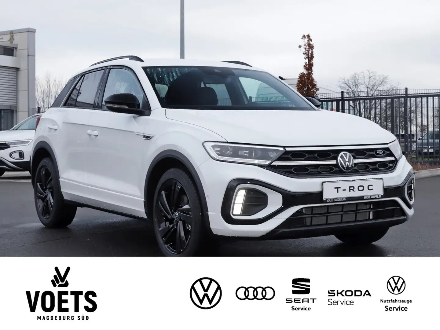Volkswagen T-Roc R-Line 1.5 l TSI OPF 110 kW (150 PS) 7-Gang-Dop... White - 2