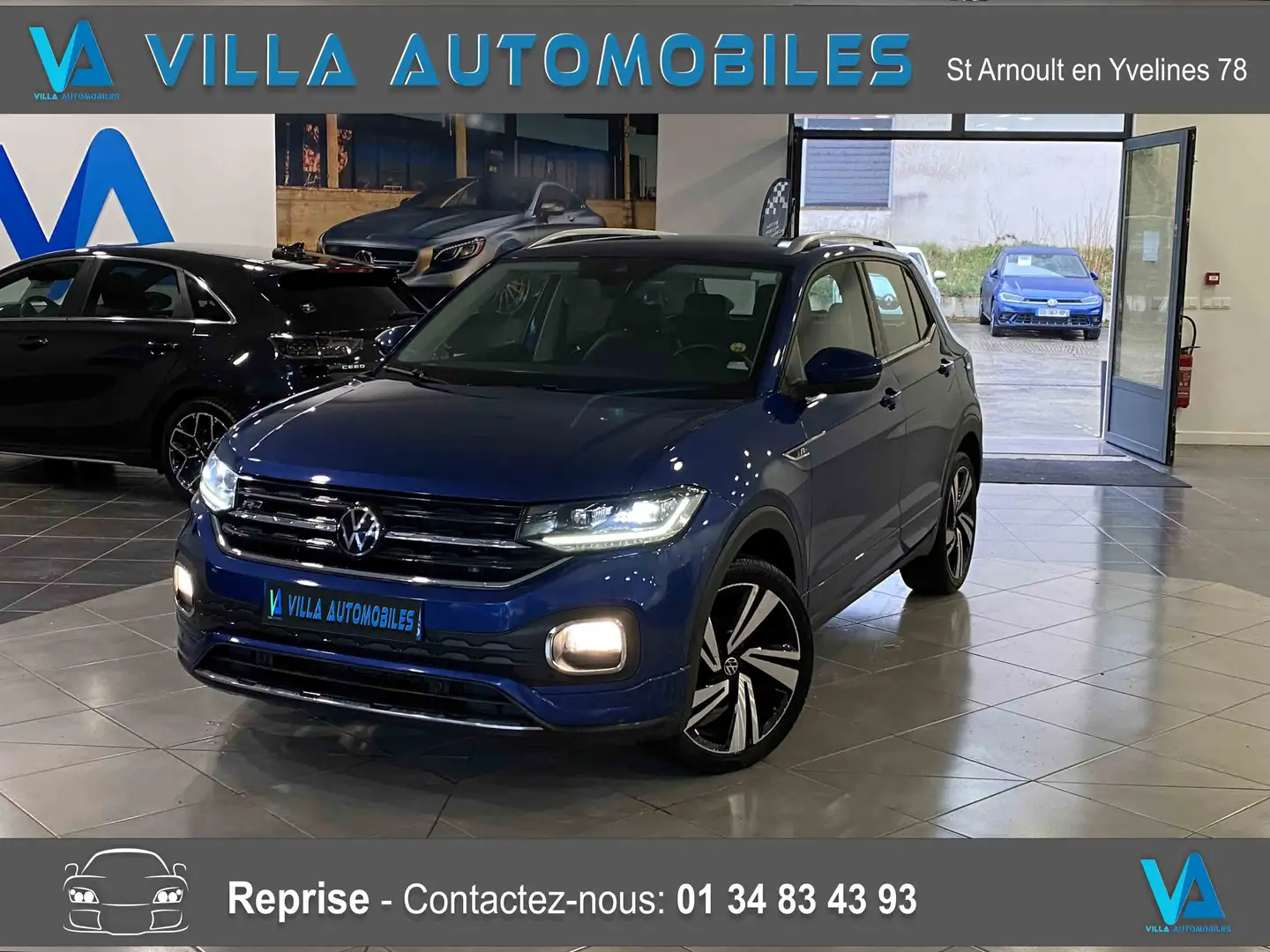 Volkswagen T-Cross 1.0 TSI 110 Start/Stop DSG7 R-Line Tech EXPORT ALG Bleu - 1