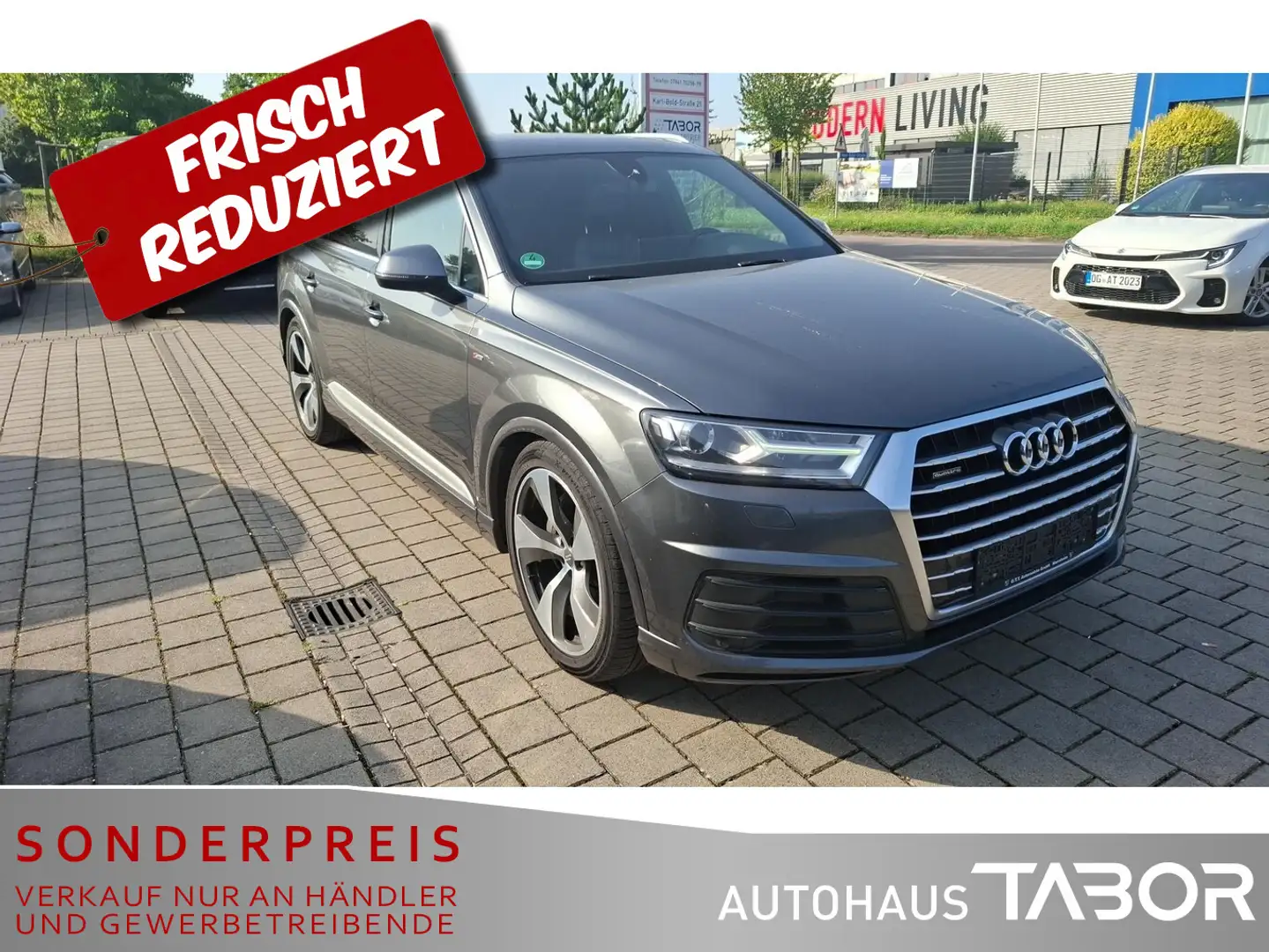 Audi Q7 3.0 TDI quattro S line Pano 7S MMI Touch VC Grau - 1