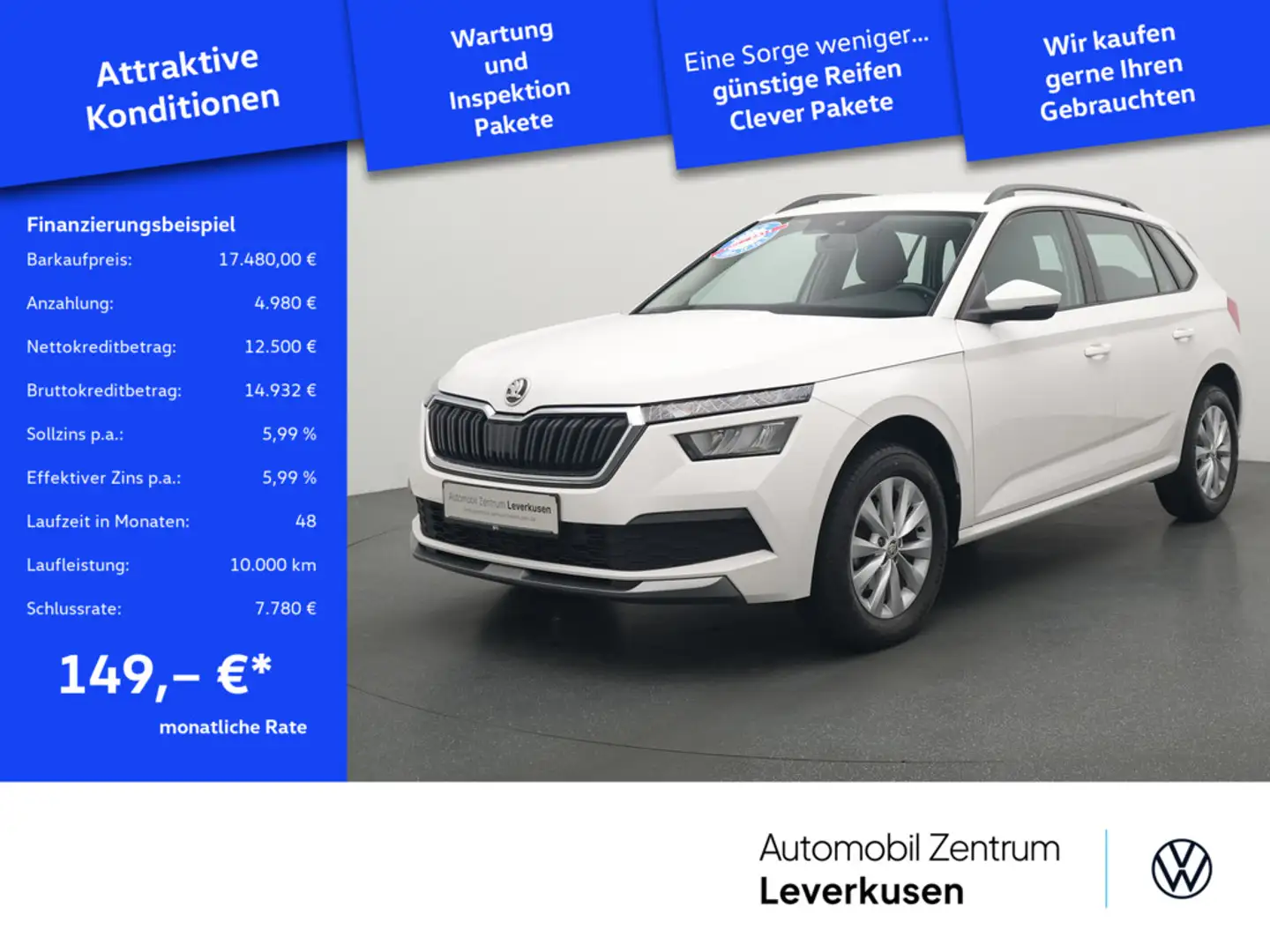 Skoda Kamiq SHZ KLIMA PDC Schwarz - 1