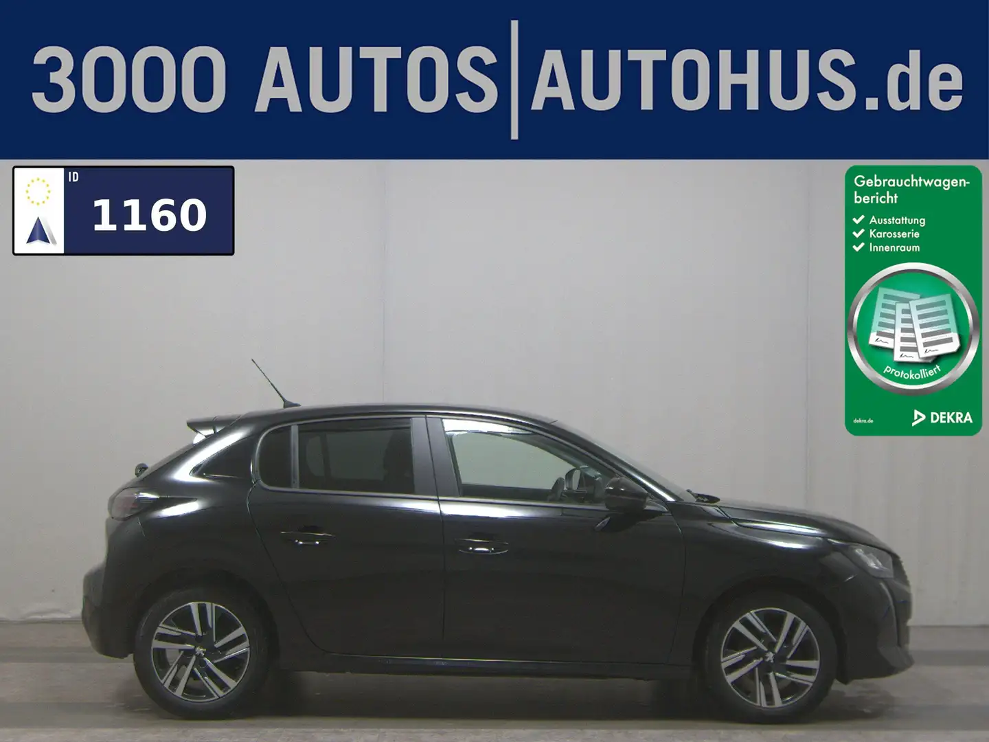 Peugeot 208 1.2 PureTech Active Tempomat Shz LED Schwarz - 1