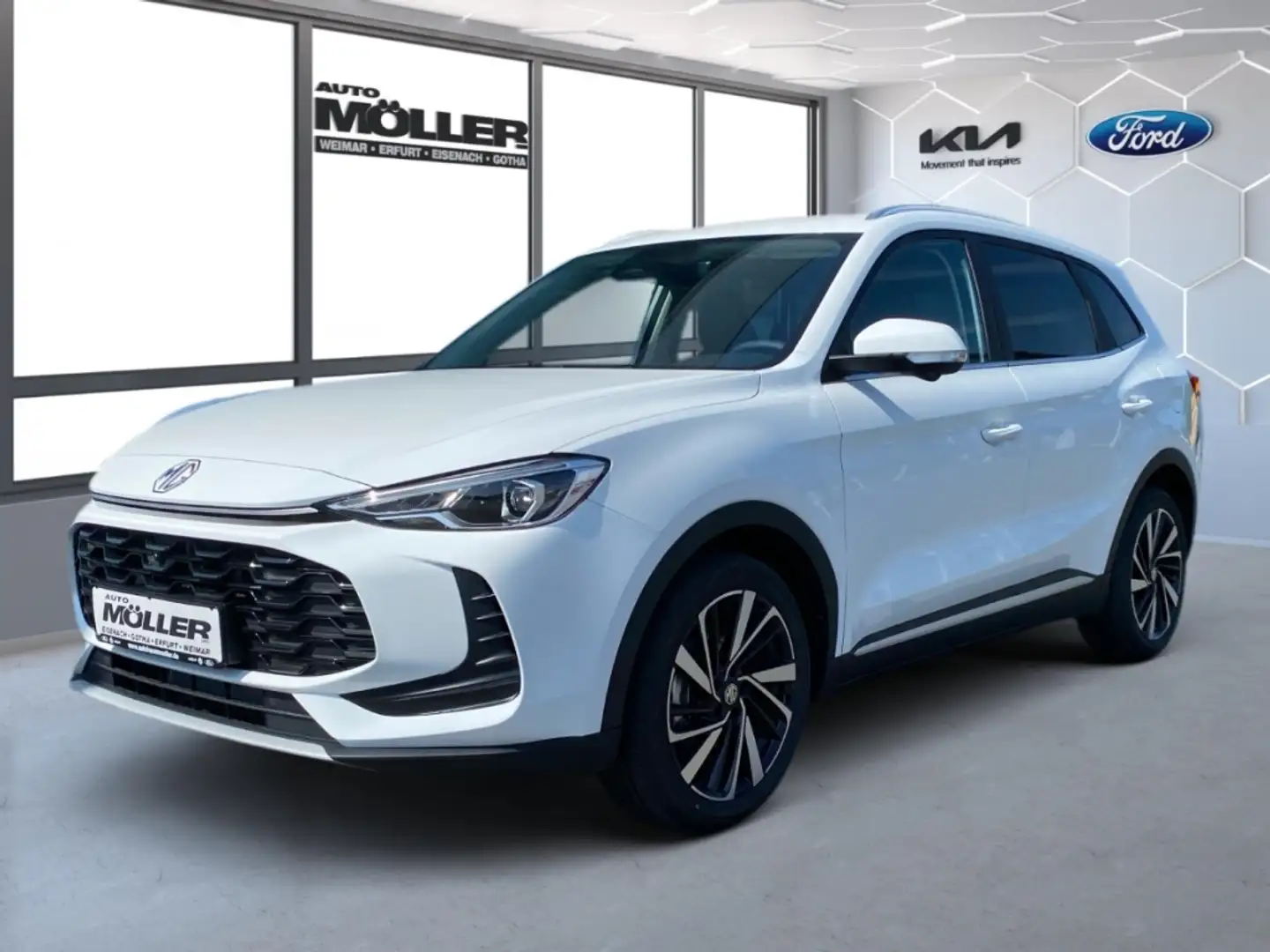 MG ZS Hybrid+ Luxury 360°Kam. el. Sitz Leder Kamera LED Bianco - 2