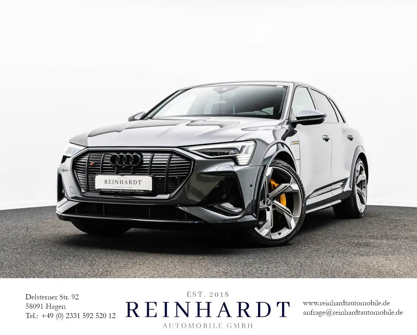 Audi e-tron S BLACK/22Z./DIGI-MATRIX/HuD/PANO/360° Gris - 1