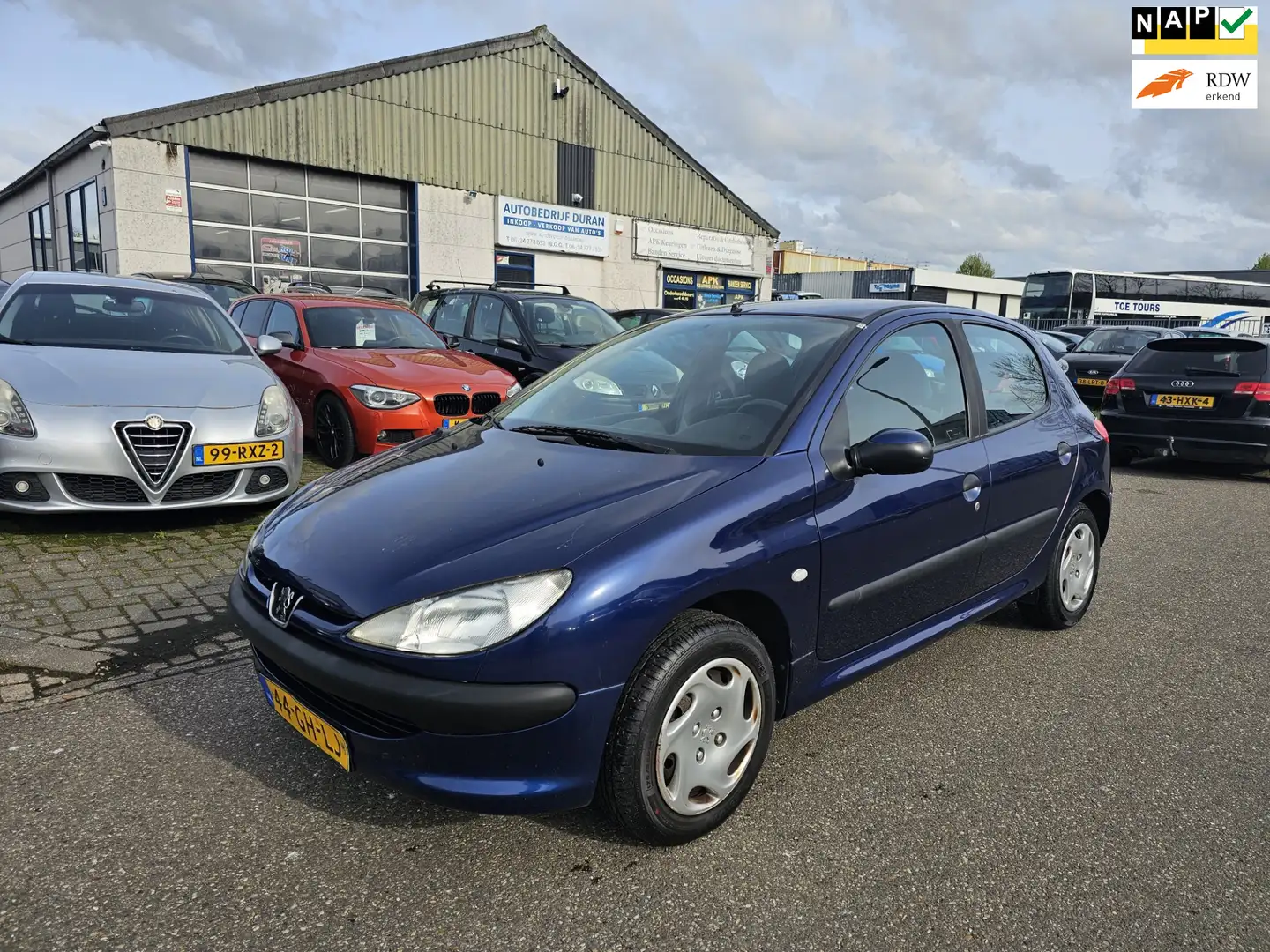 Peugeot 206 1.6 XT Bj:2000 NAP! Modrá - 1