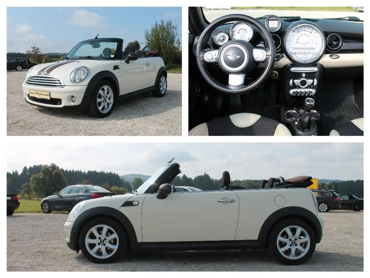 MINI Cooper Cabrio Sportsitze Sitzheizung Weiß - 1