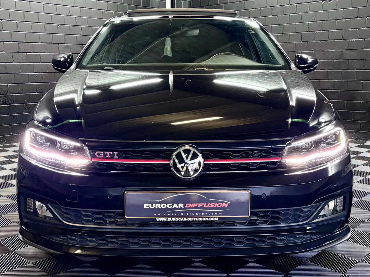 Volkswagen Polo GTI 2.0 TSI 207 CV DSG7 ** Toit ouvrant ** Virtual ** Noir - 2