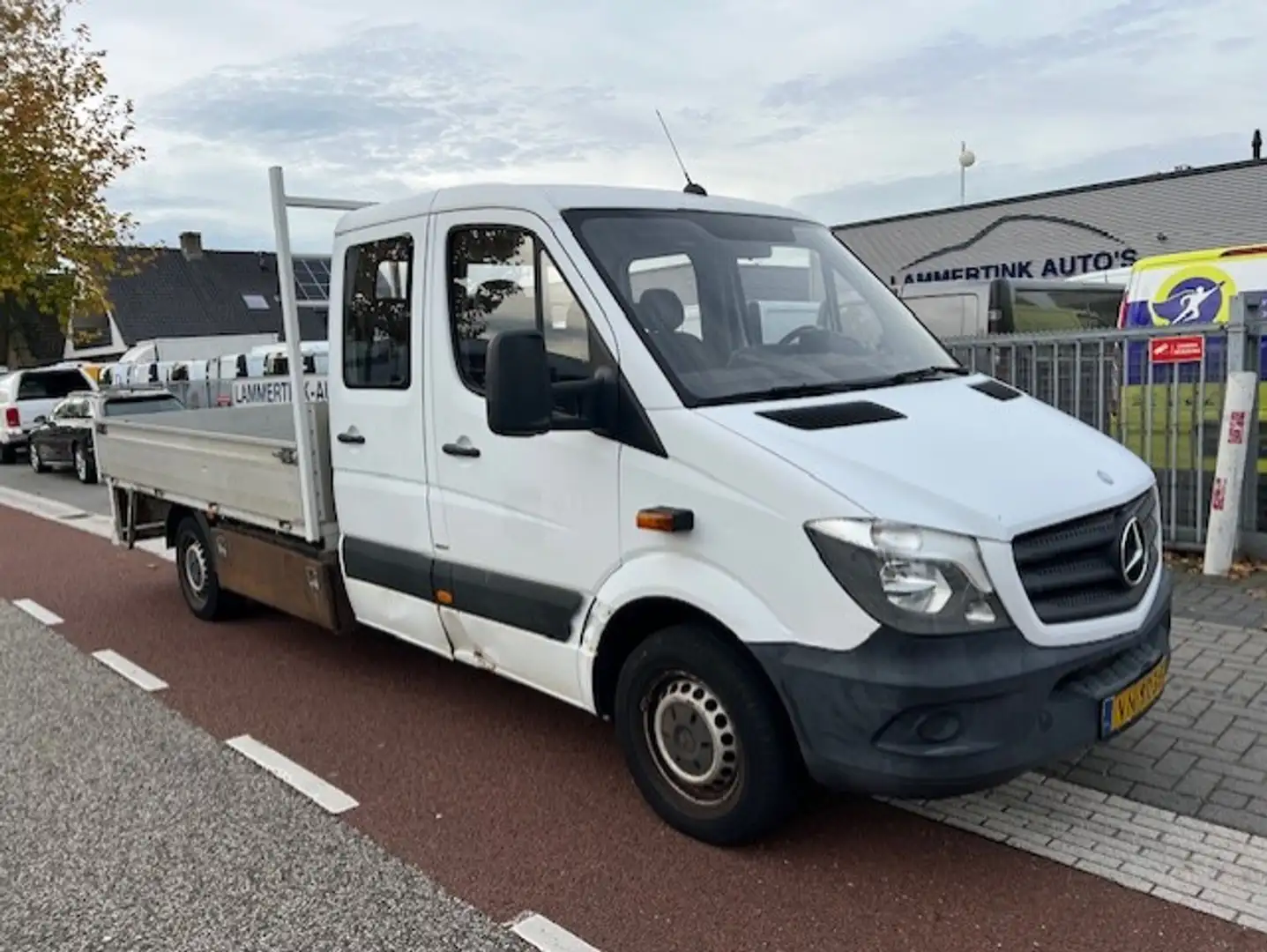 Mercedes-Benz Sprinter 313 2.2 CDI 432 DC MAXI PICK UP PRITSCHE EURO6 Wit - 1