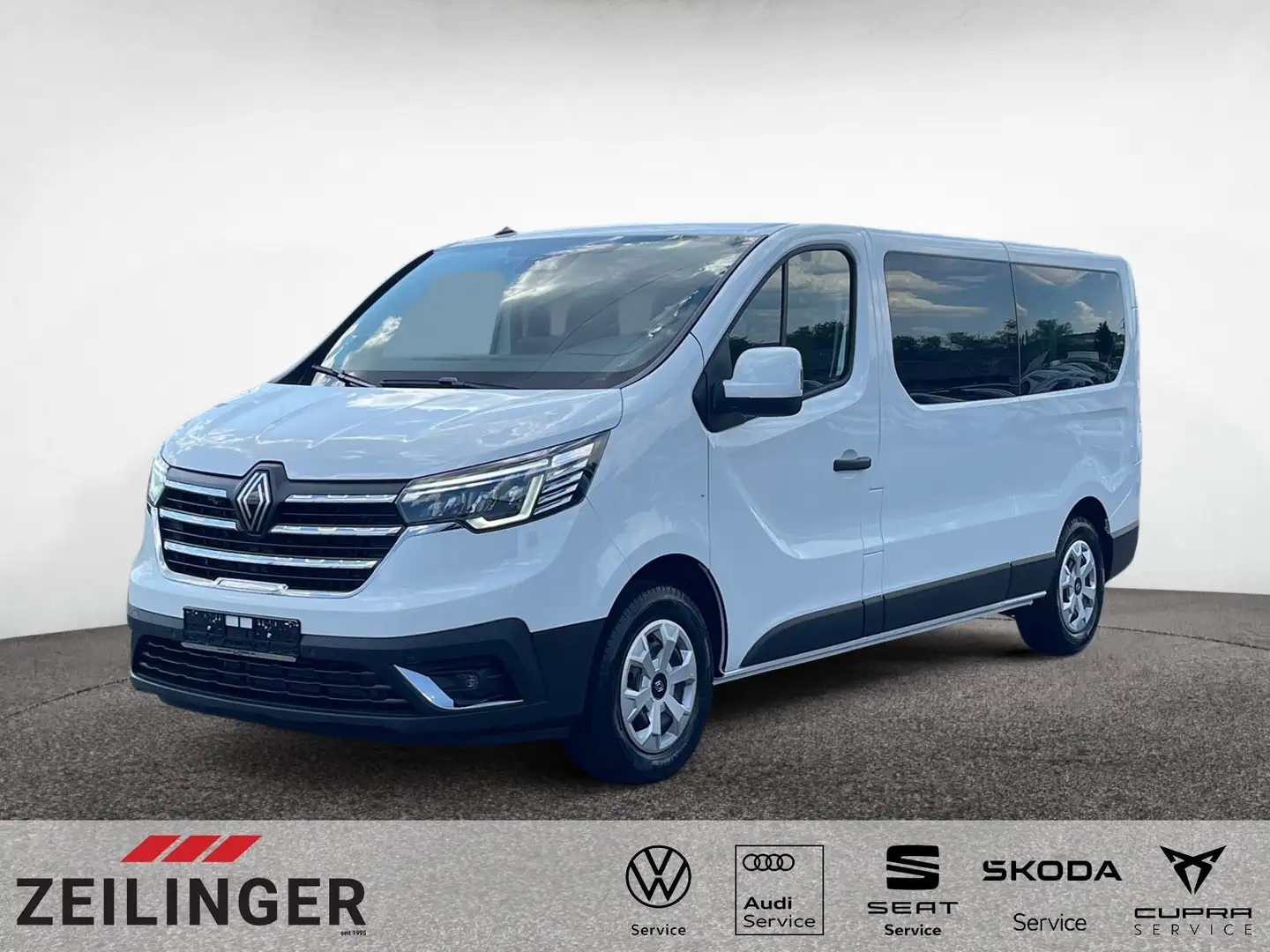 Renault Trafic Combi L2H1|9-SITZE|AHK|KLIMA|TEMPOMAT|CAM Weiß - 1