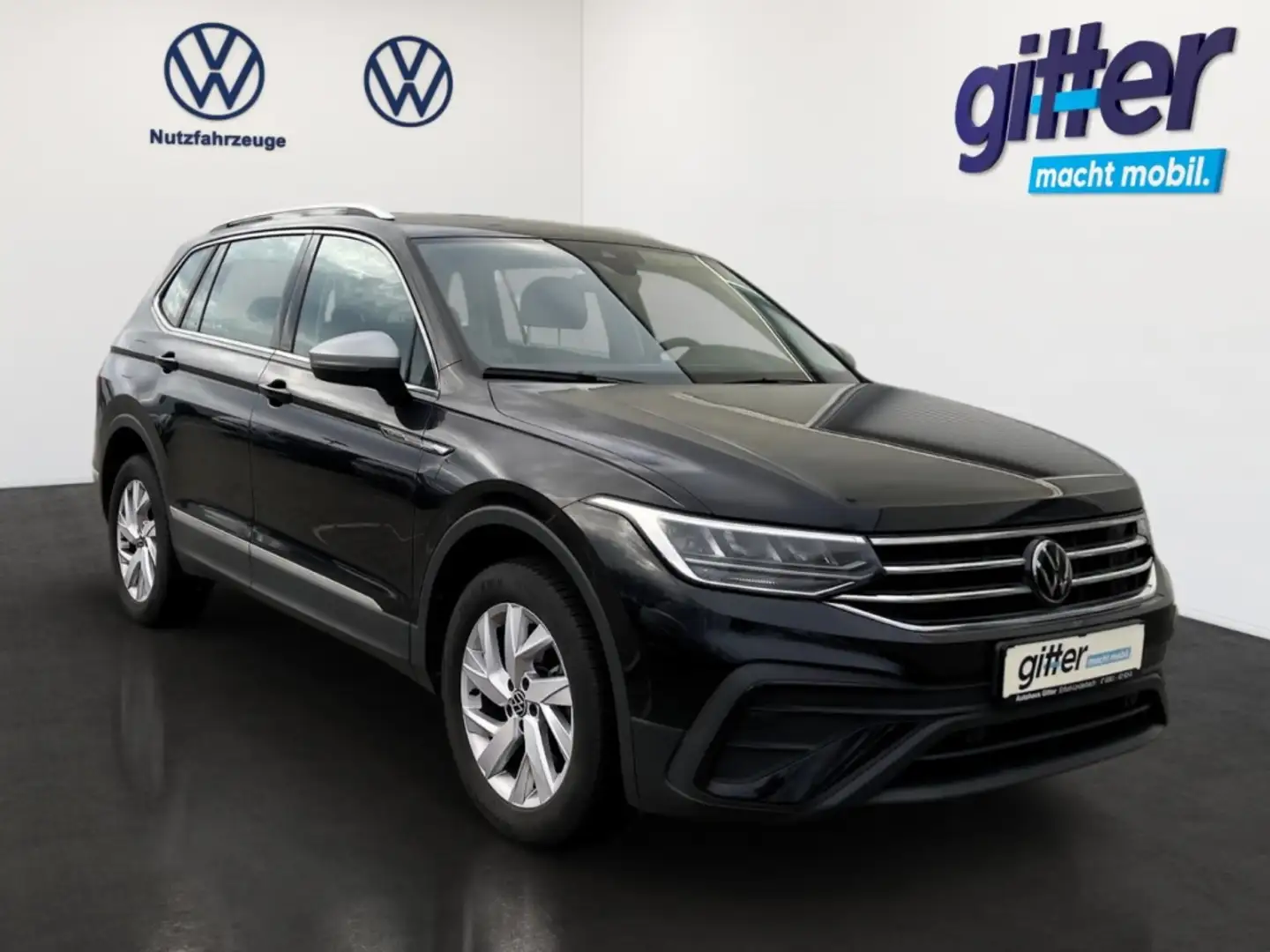 Volkswagen Tiguan Allspace Life 1.5 TSI AHK 7Sitze LED DAB+ BUSINESS AHK-el. Schwarz - 2