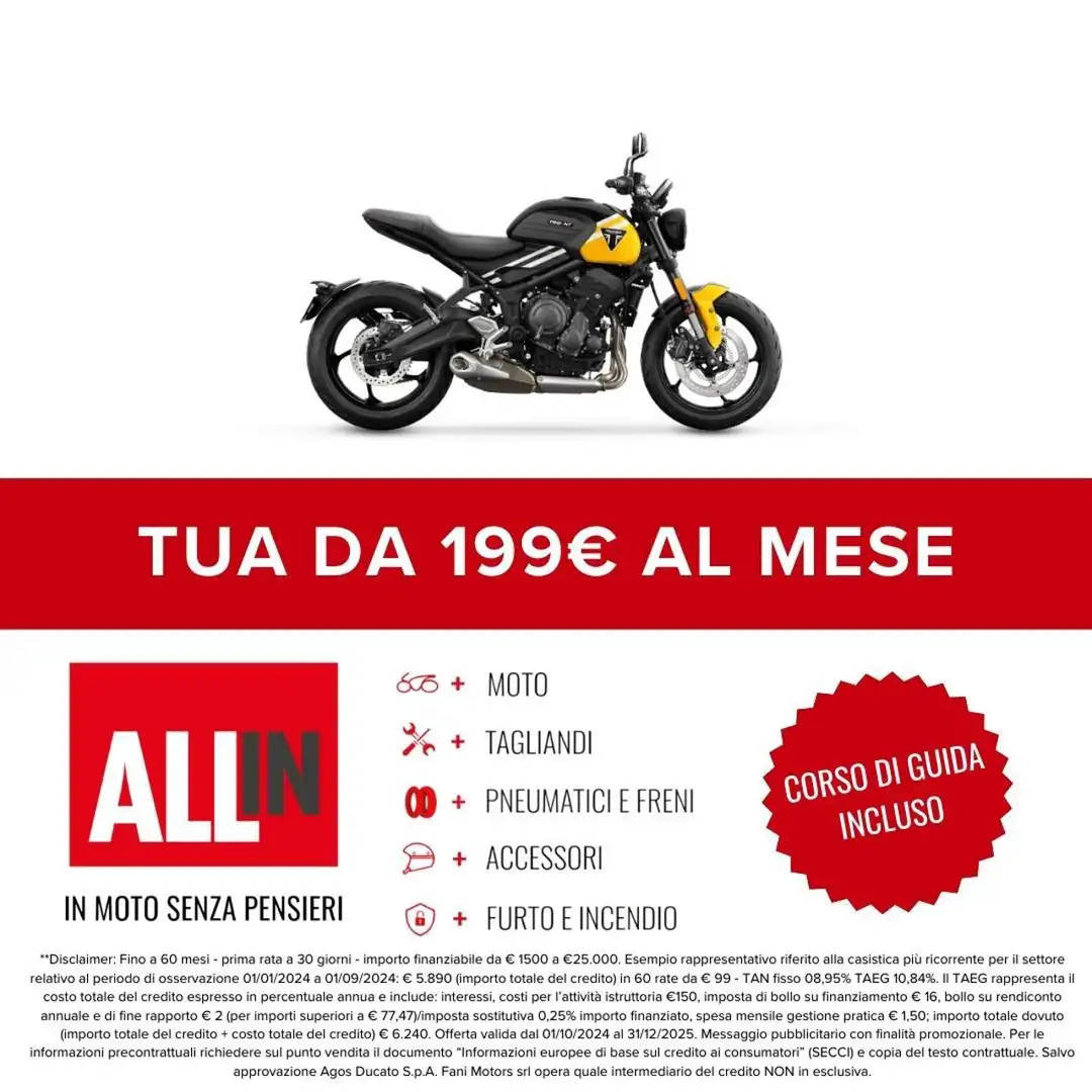 Triumph Trident 660 2025 Galben - 2