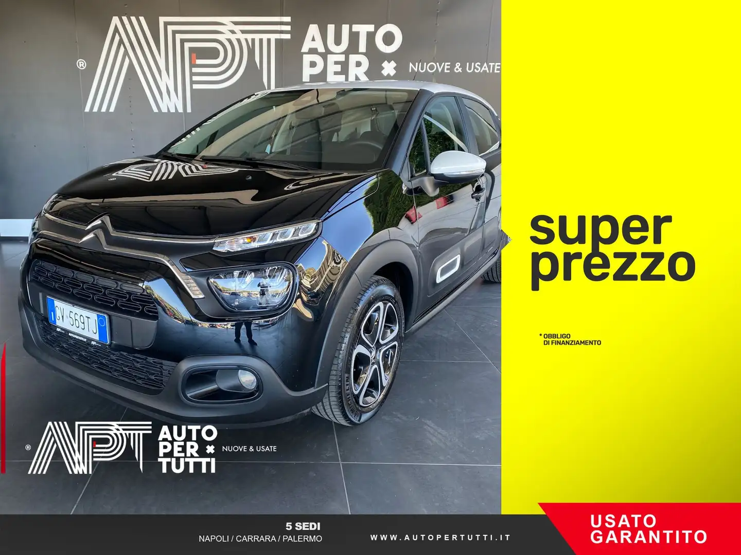 Citroen C3 C3 1.2 puretech Plus s&s 83cv neopatentati Bianco - 1