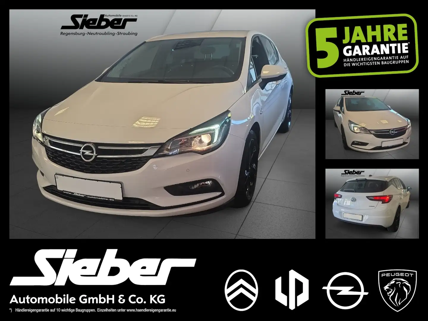 Opel Astra K 1.4 Turbo ON *Lenkradheizung*Tempomat* Wit - 1