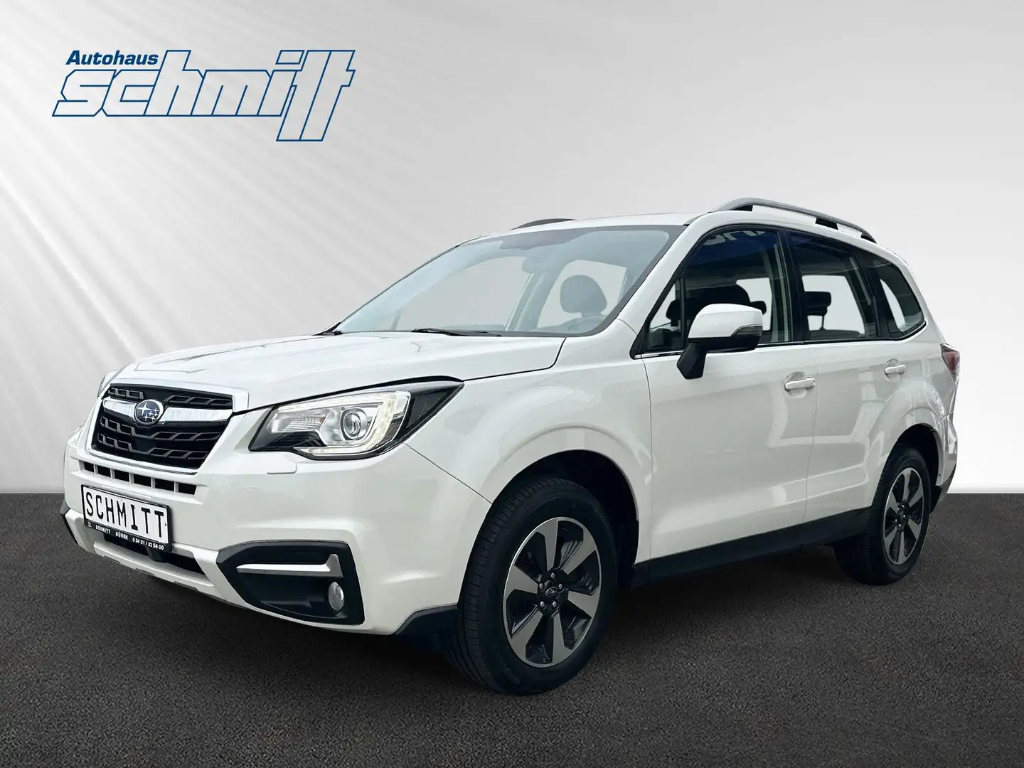 Subaru Forester EXCLUSIVE-2.0D-AUTOMATIK-AHK-SITZHEIZ-AUS 1.HAND Weiß - 1