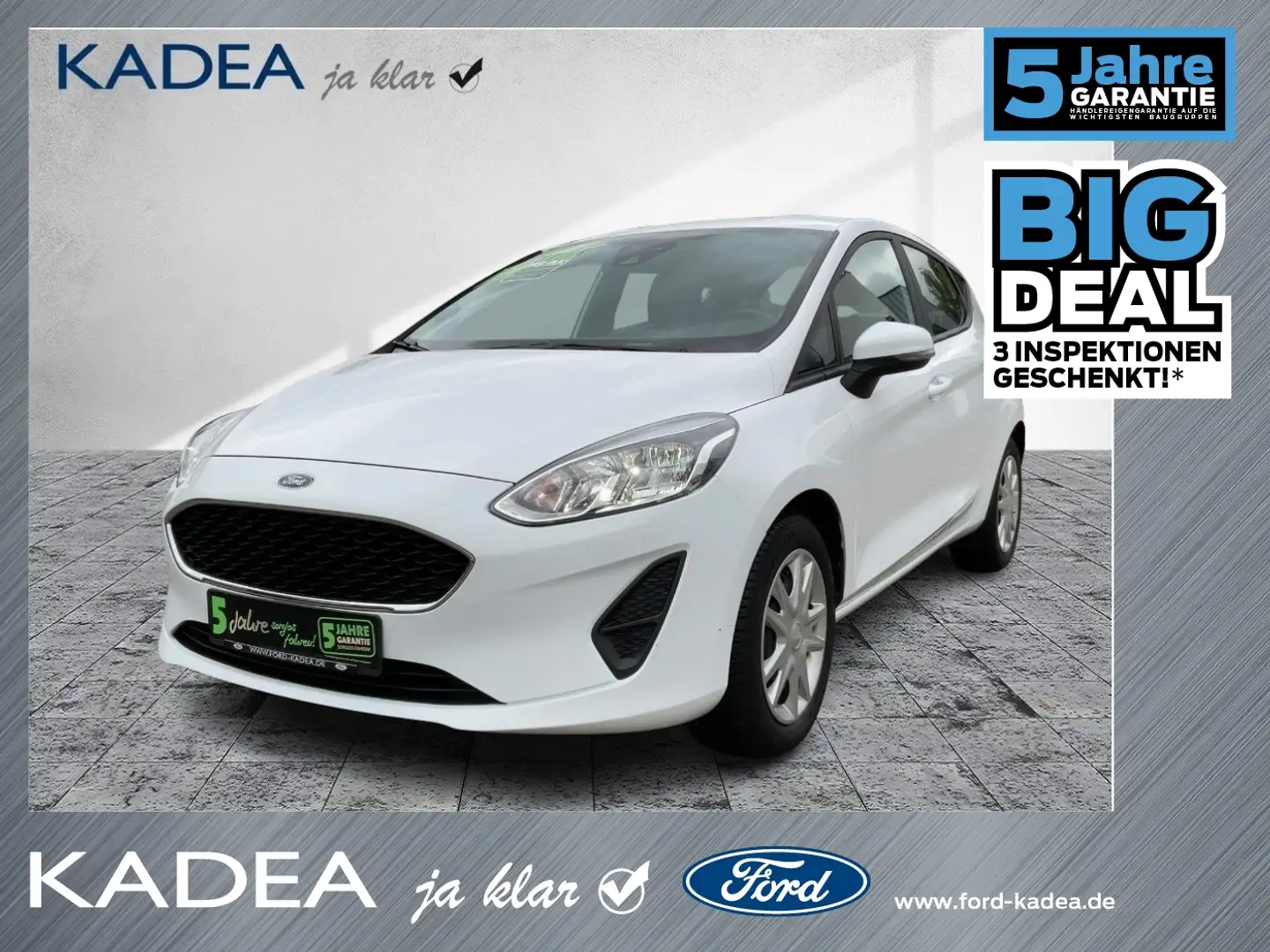 Ford Fiesta Trend CarPlay+Tempomat+PDC+SHZ+Allwetter Blanc - 1