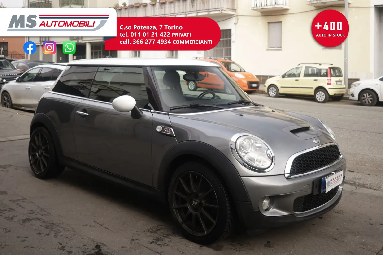 MINI Cooper S Coupe Mini 1.6 Cooper S Salt 175cv Unicoproprietario Gris - 1