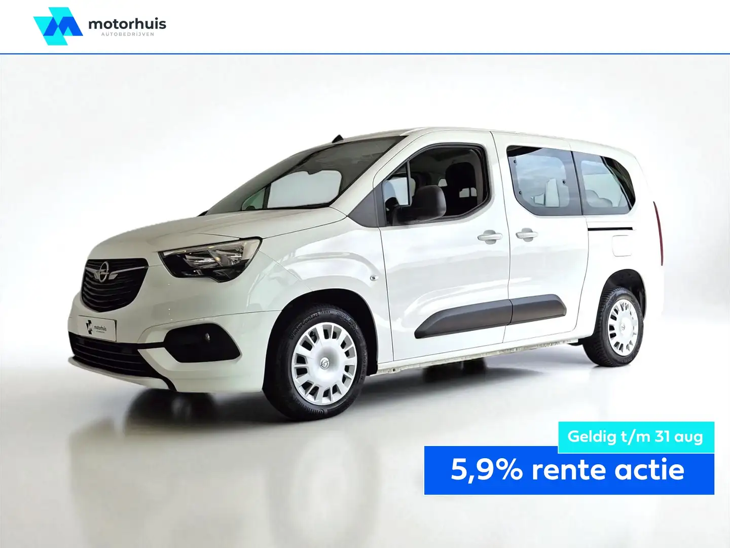 Opel Combo Tour 1.2 Turbo 110pk L2 XL 7pl. Edition NAVI PDC A Wit - 1