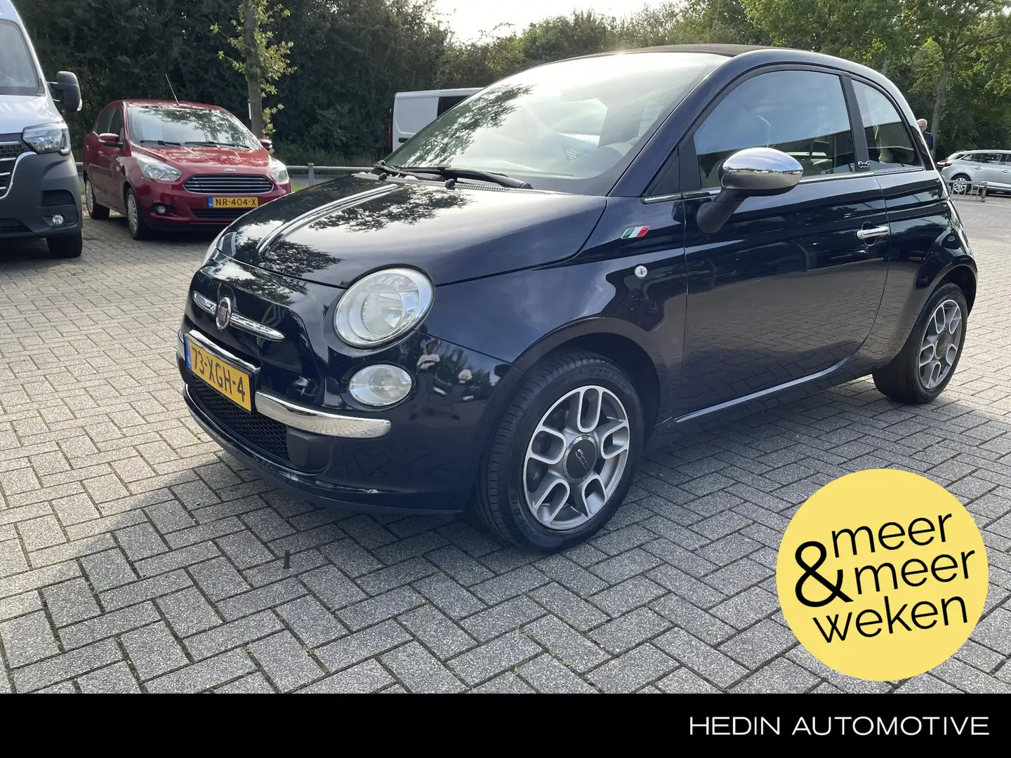 Fiat 500C 1.2 Pop Blauw - 1