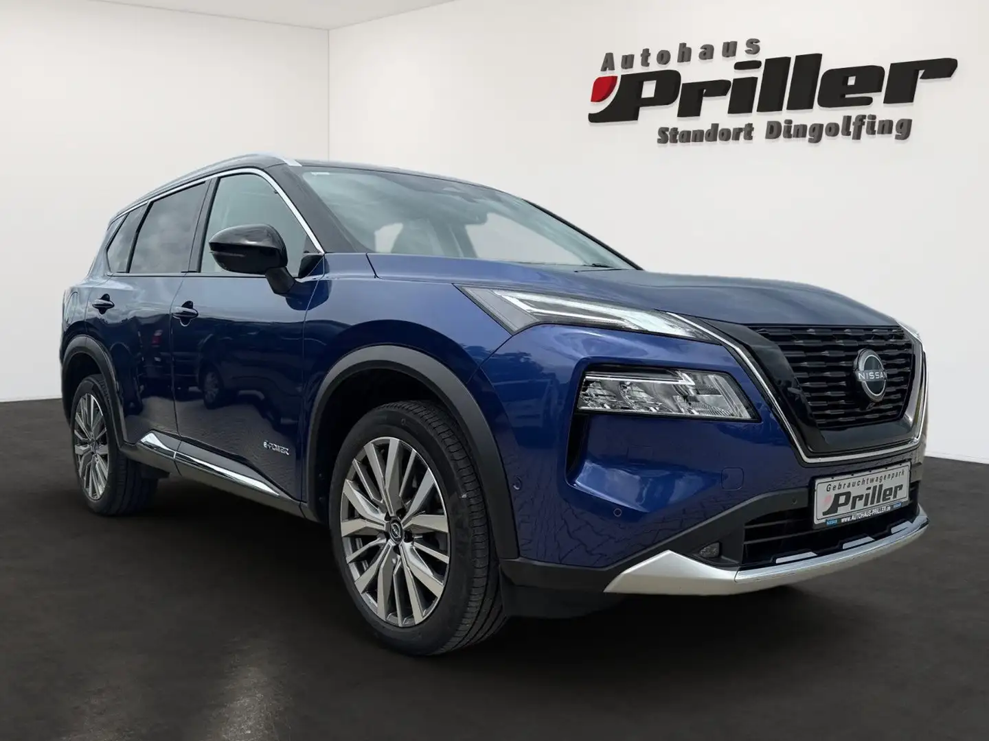Nissan X-Trail e-Power Tekna + e-4ORCE/NAVI/LED/PGD/AHK Bleu - 2