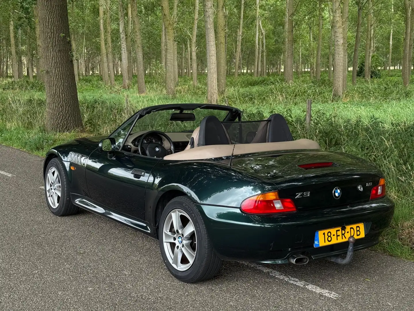 BMW Z3 1.8 Roadster met extra hardtop dak Groen - 2