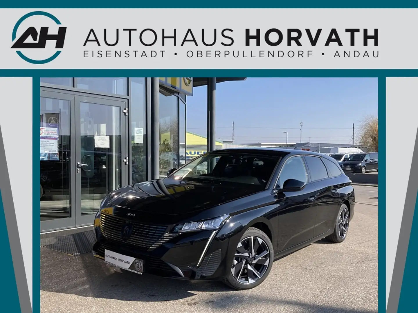 Peugeot 308 SW Hybrid 136 e-DSC6 Allure Schwarz - 1