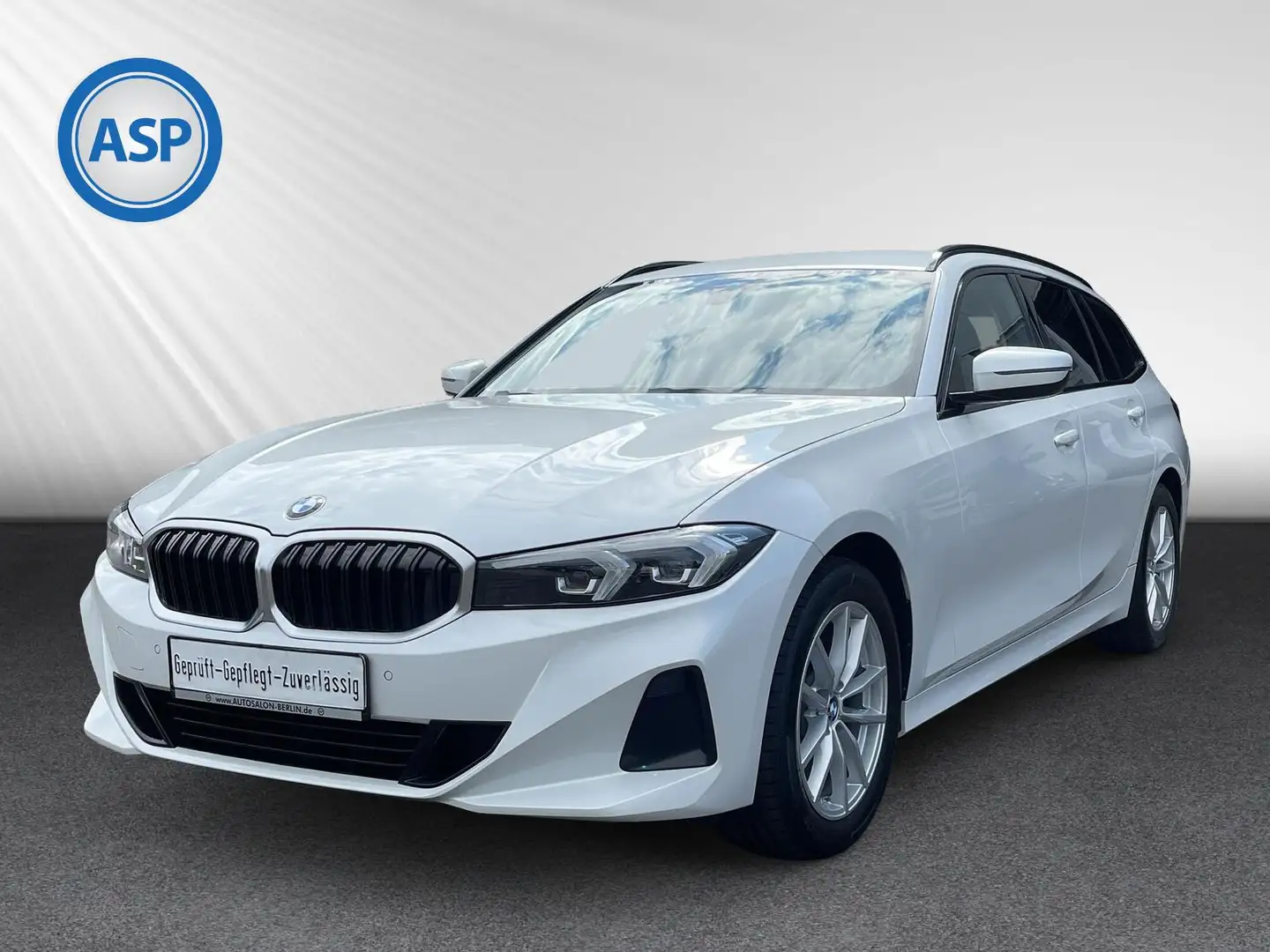 BMW 320 d Touring AUT LED HUD NAVI LEDER SPORTSITZE Wit - 1