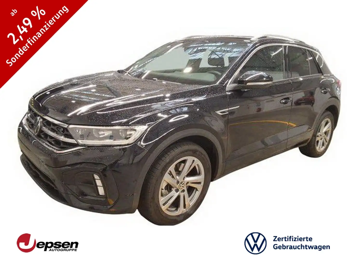 Volkswagen T-Roc R-Line 2.0 TDI DSG AHK+ACC+Kamera+el.Heckkl Schwarz - 1