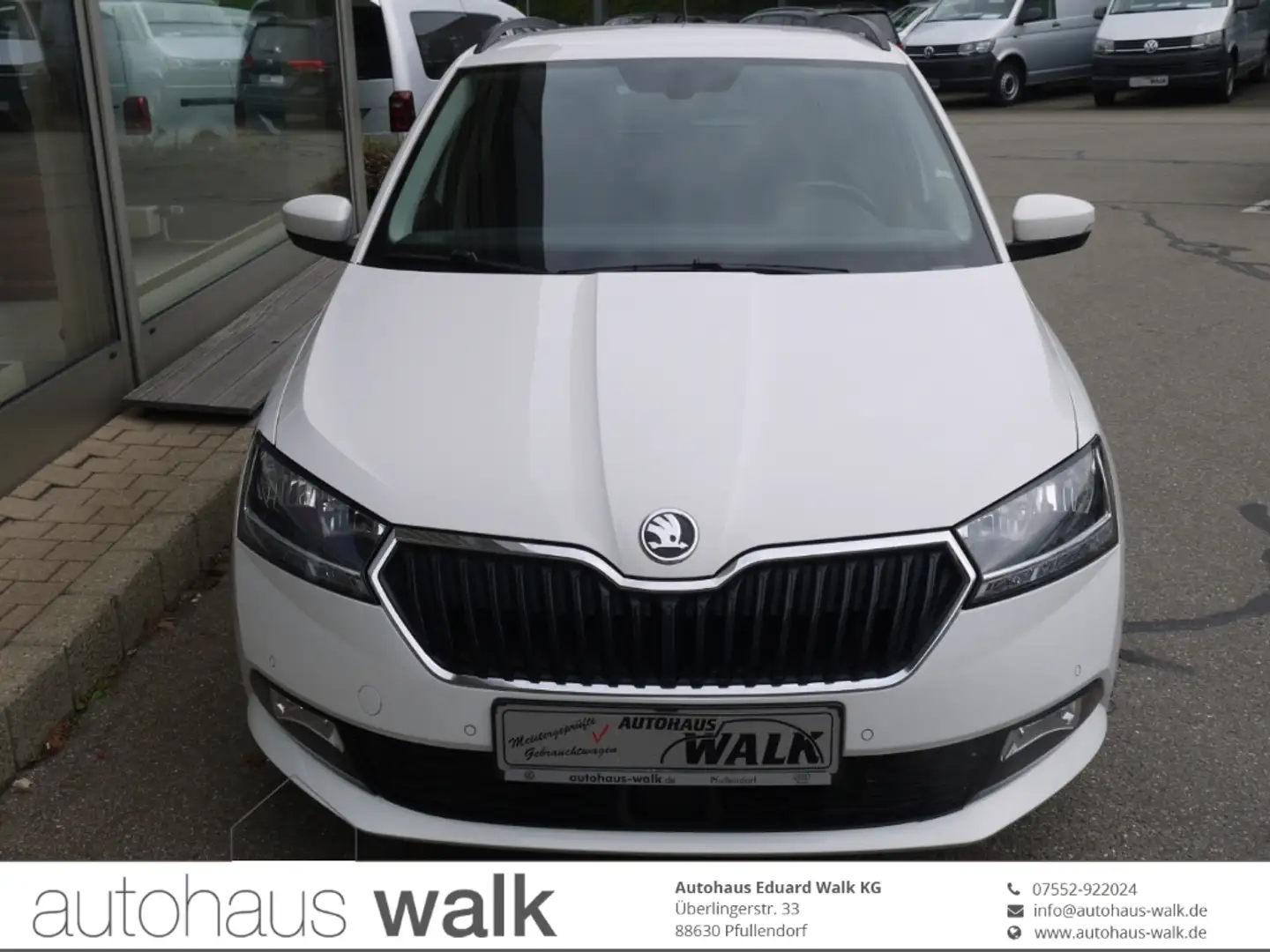 Skoda Fabia Combi 1.0 MPI Ambition Weiß - 1