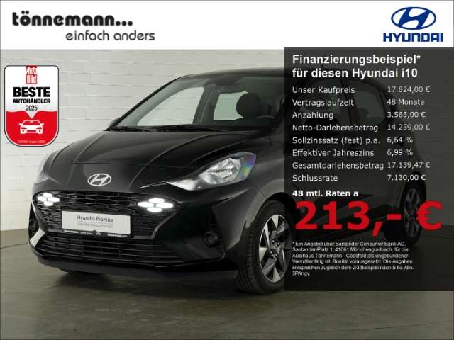 Imagine Hyundai i10 FACELIFT TREND AT+NAVI+RÜCKFAHRKAMERA+SITZ-/LENKRA