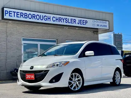 White 2014 Mazda MAZDA5 Minivan Front-Wheel Drive Automatic