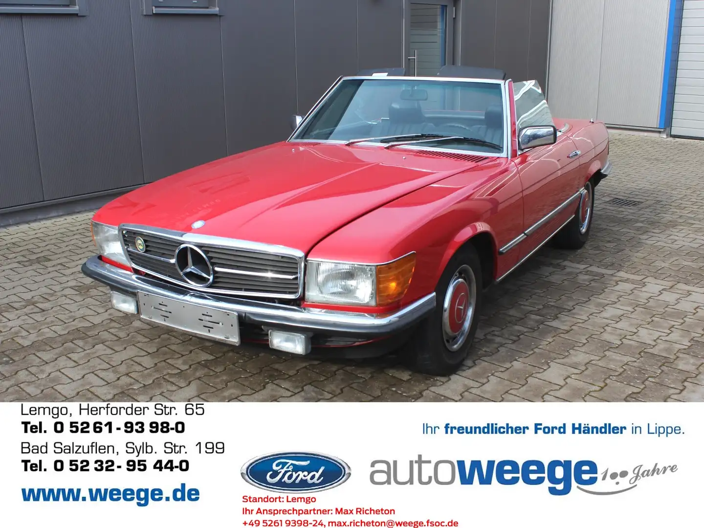 Mercedes-Benz SL 280 280 SL (R107) Rojo - 1