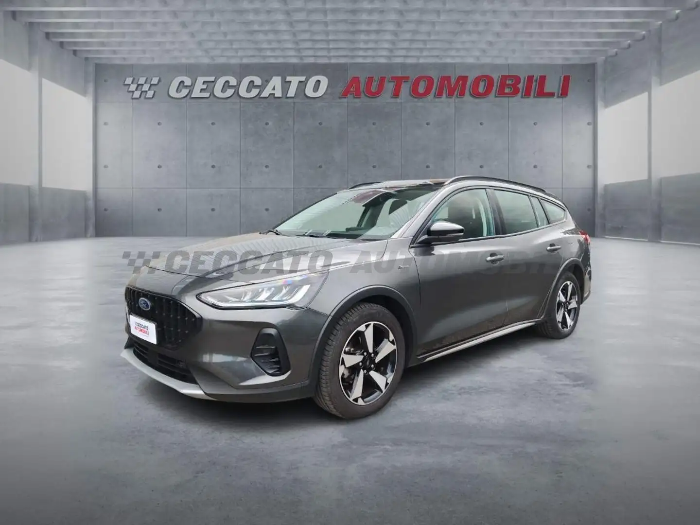 Ford Focus Focus Active SW 1.5 ecoblue Design 115cv auto Gris - 1